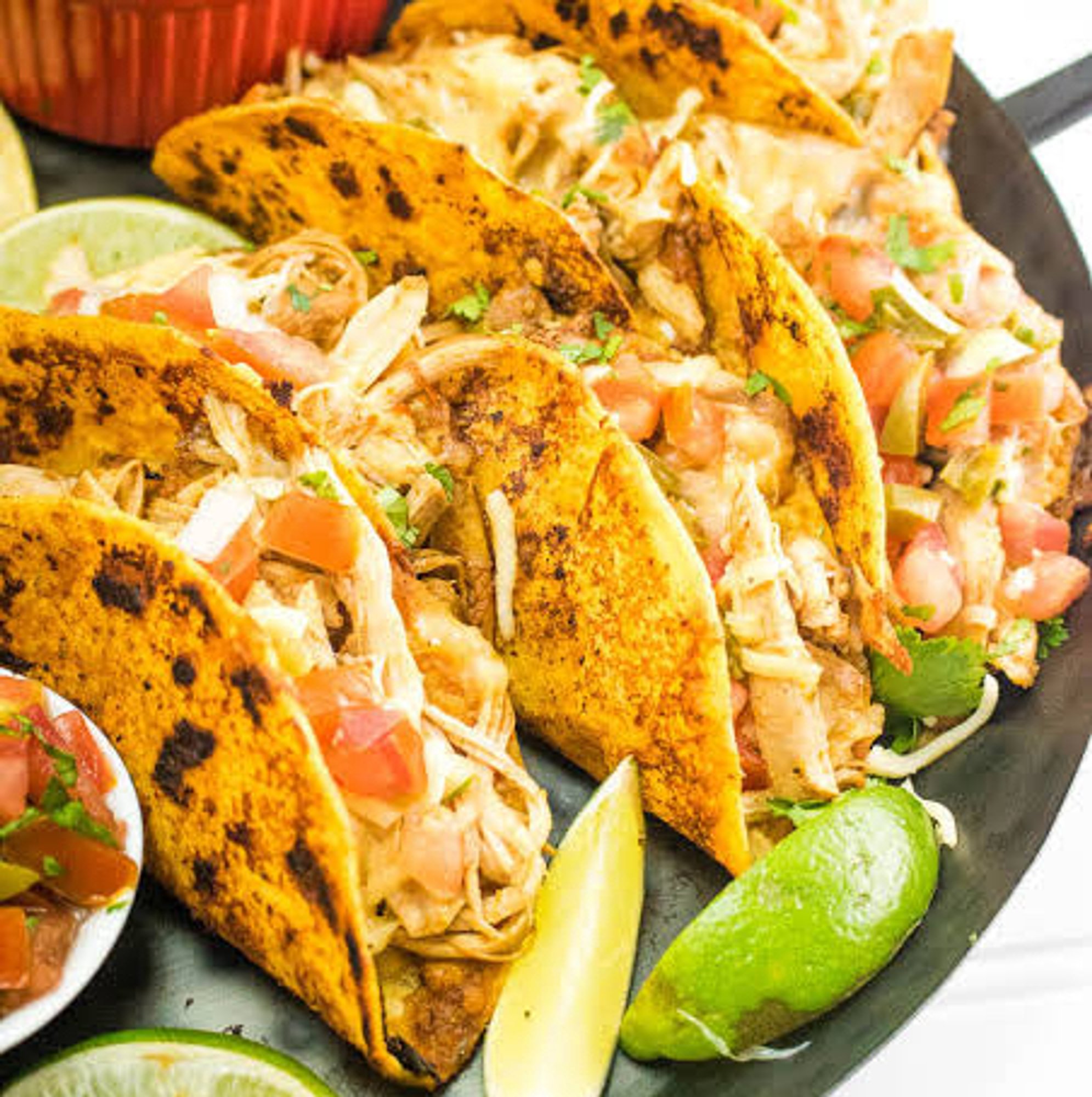 4 Chicken Birria Tacos