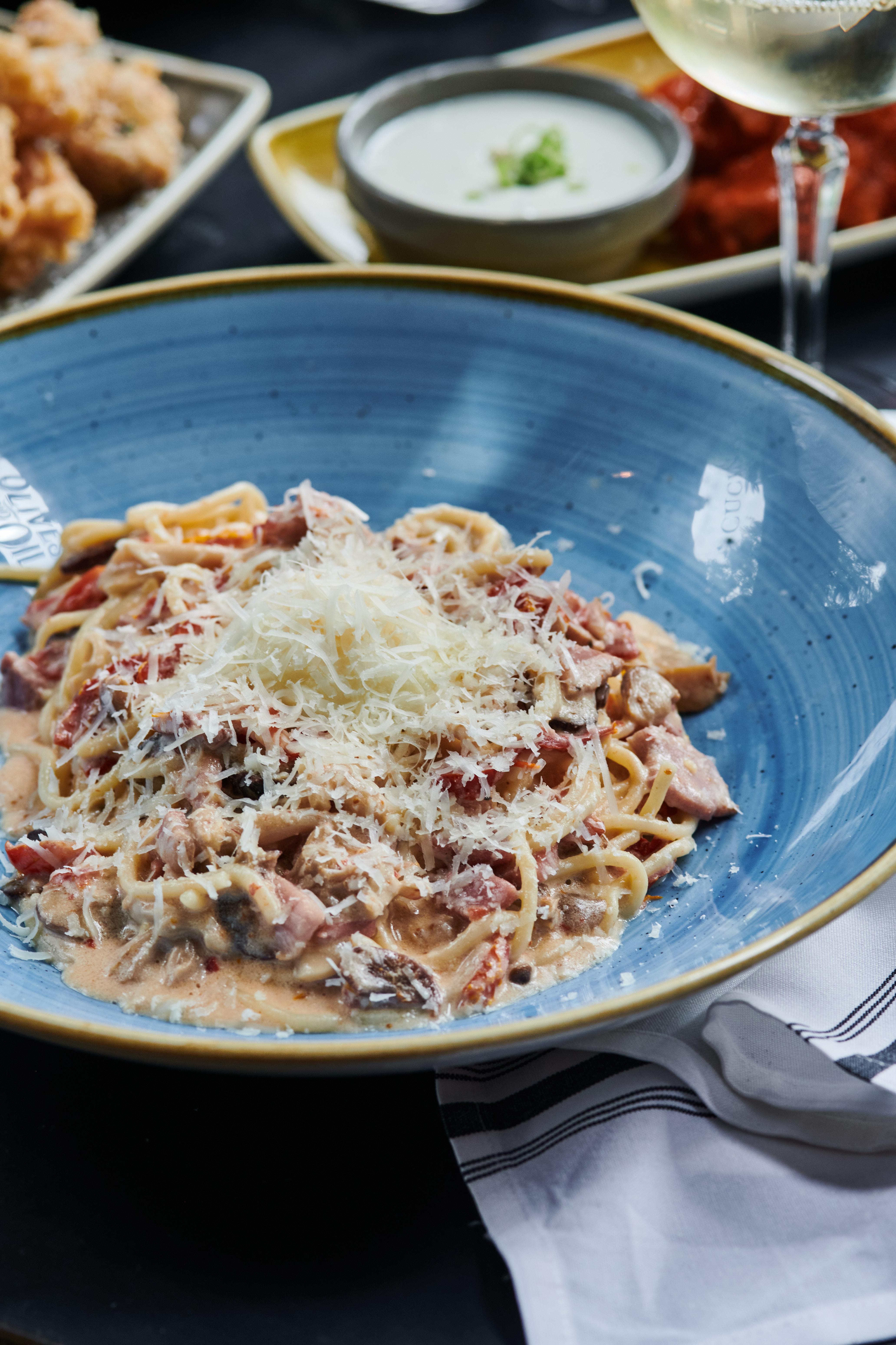 Goat Cheese Carbonara