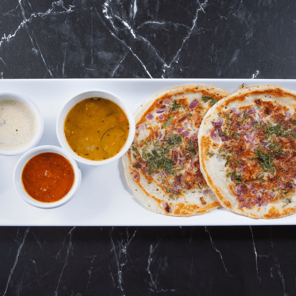 Onion Chilli Uttapam