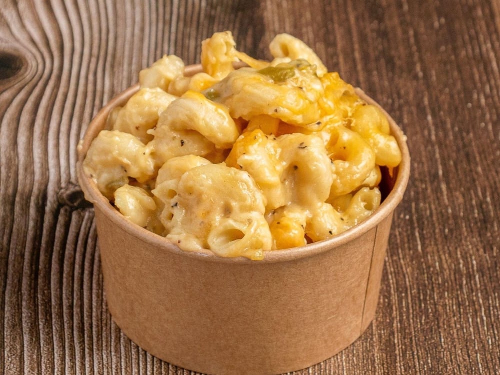 Green chile mac n cheese