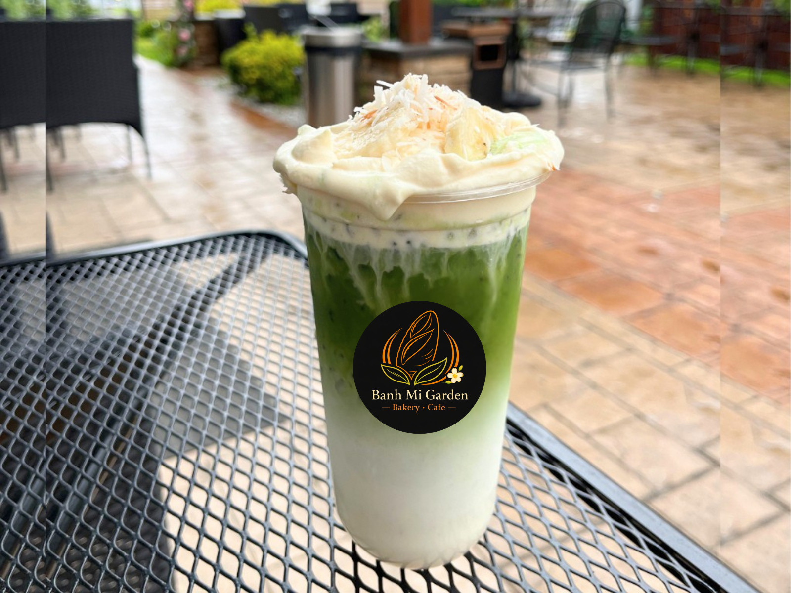 Banana Matcha Latte