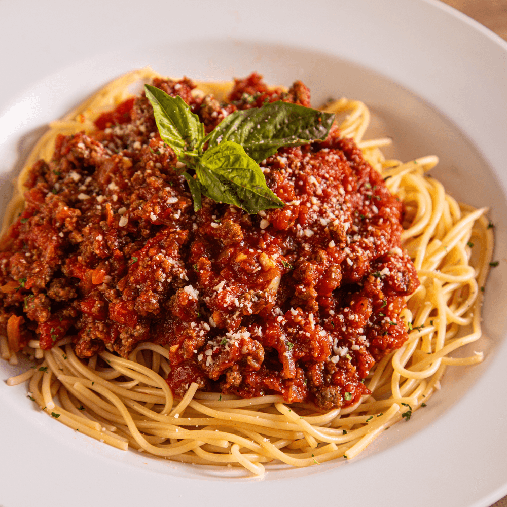Meat Sauce Pasta Dinner
