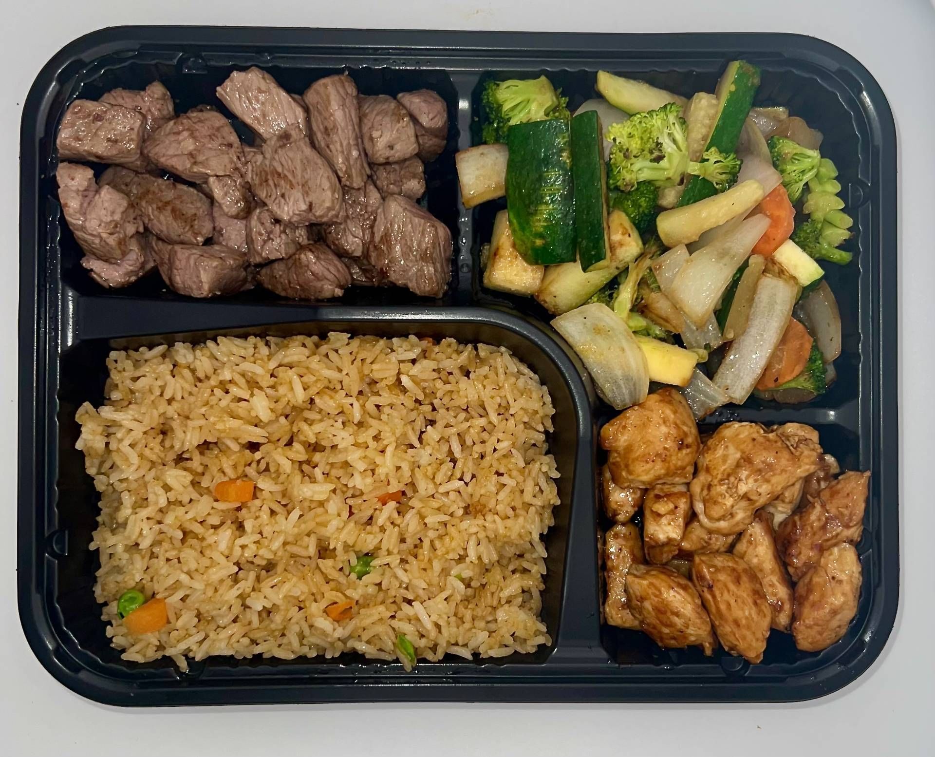 HL8. Steak & chicken Lunch Special