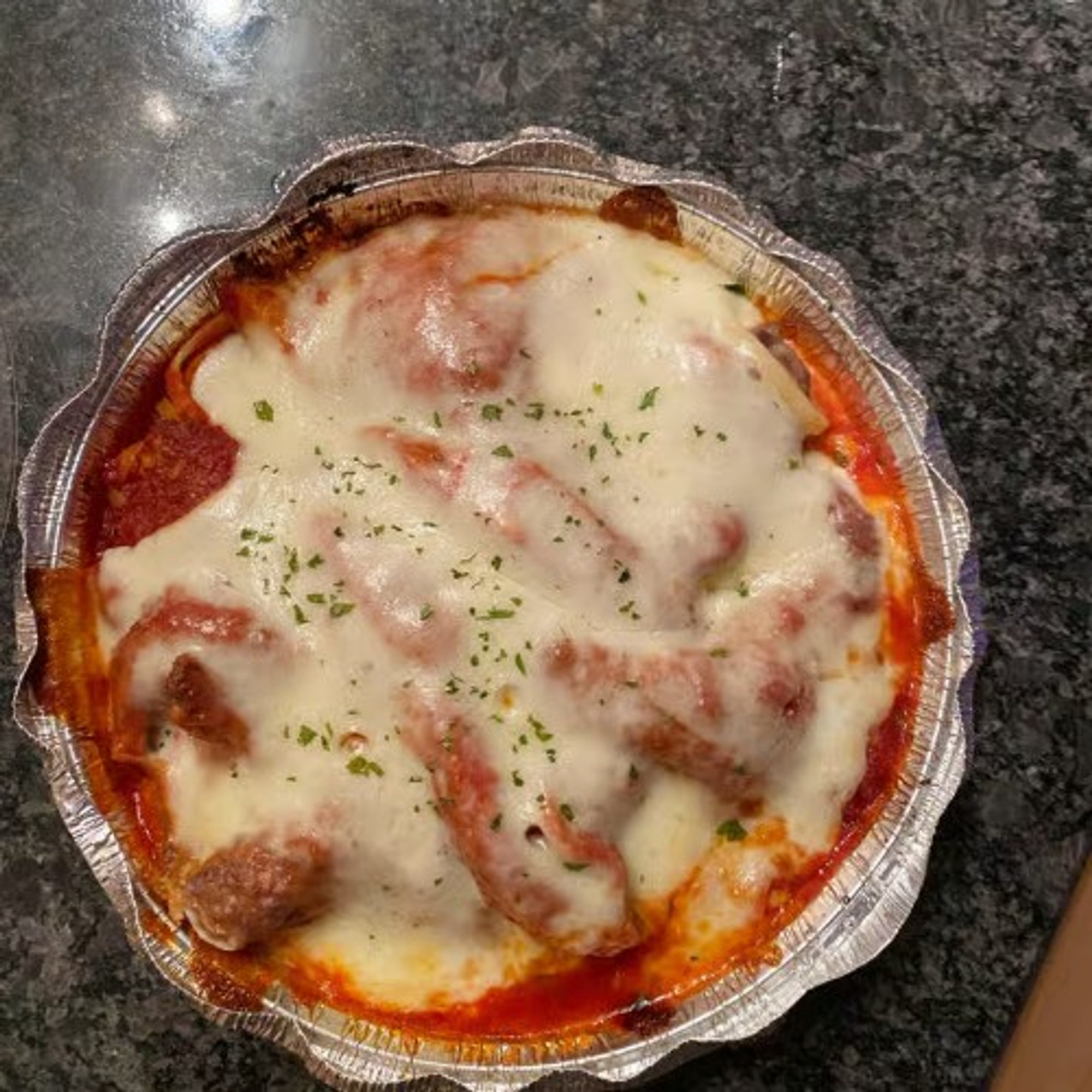 Breast of Chicken Parmigiana