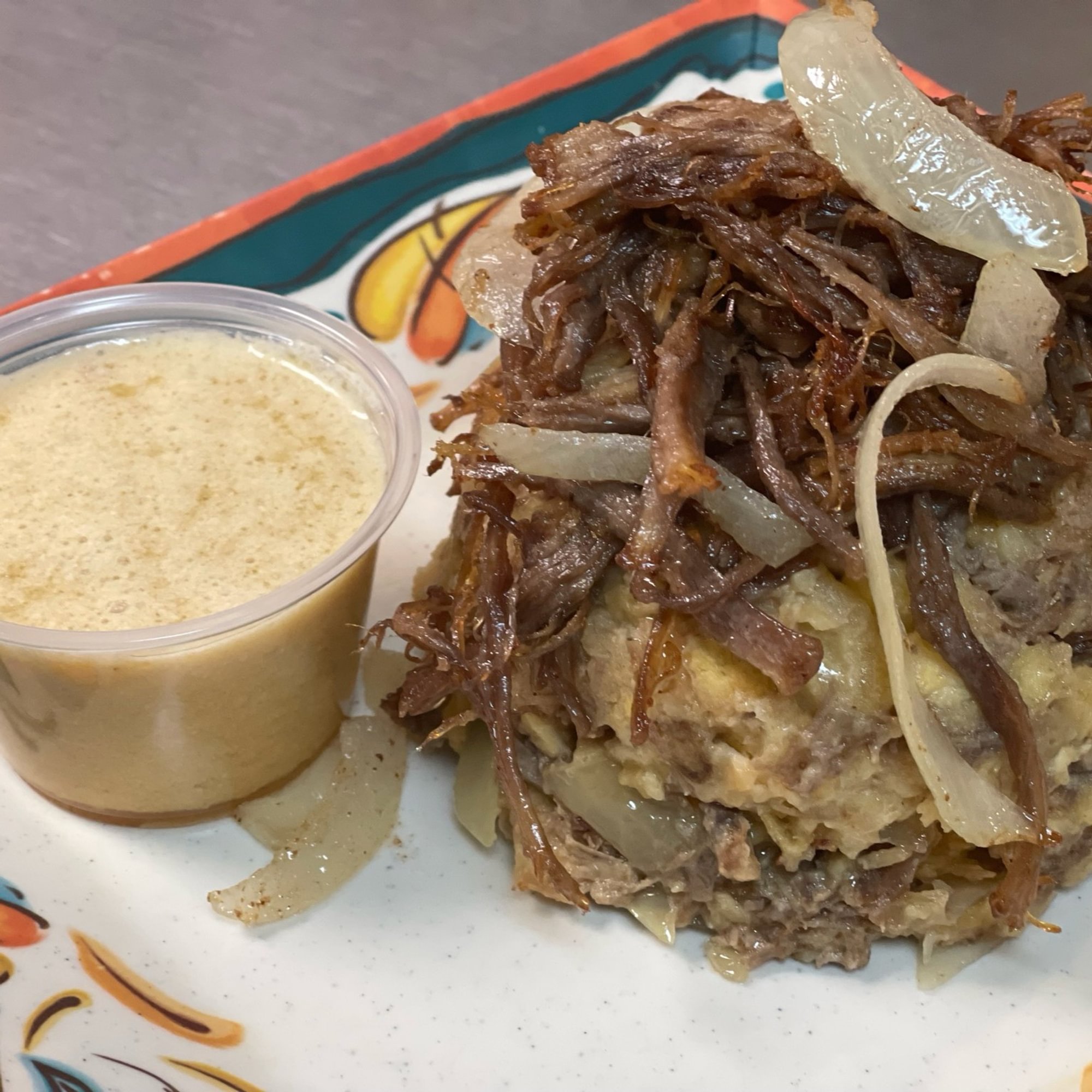 Mofongo de vaca frita