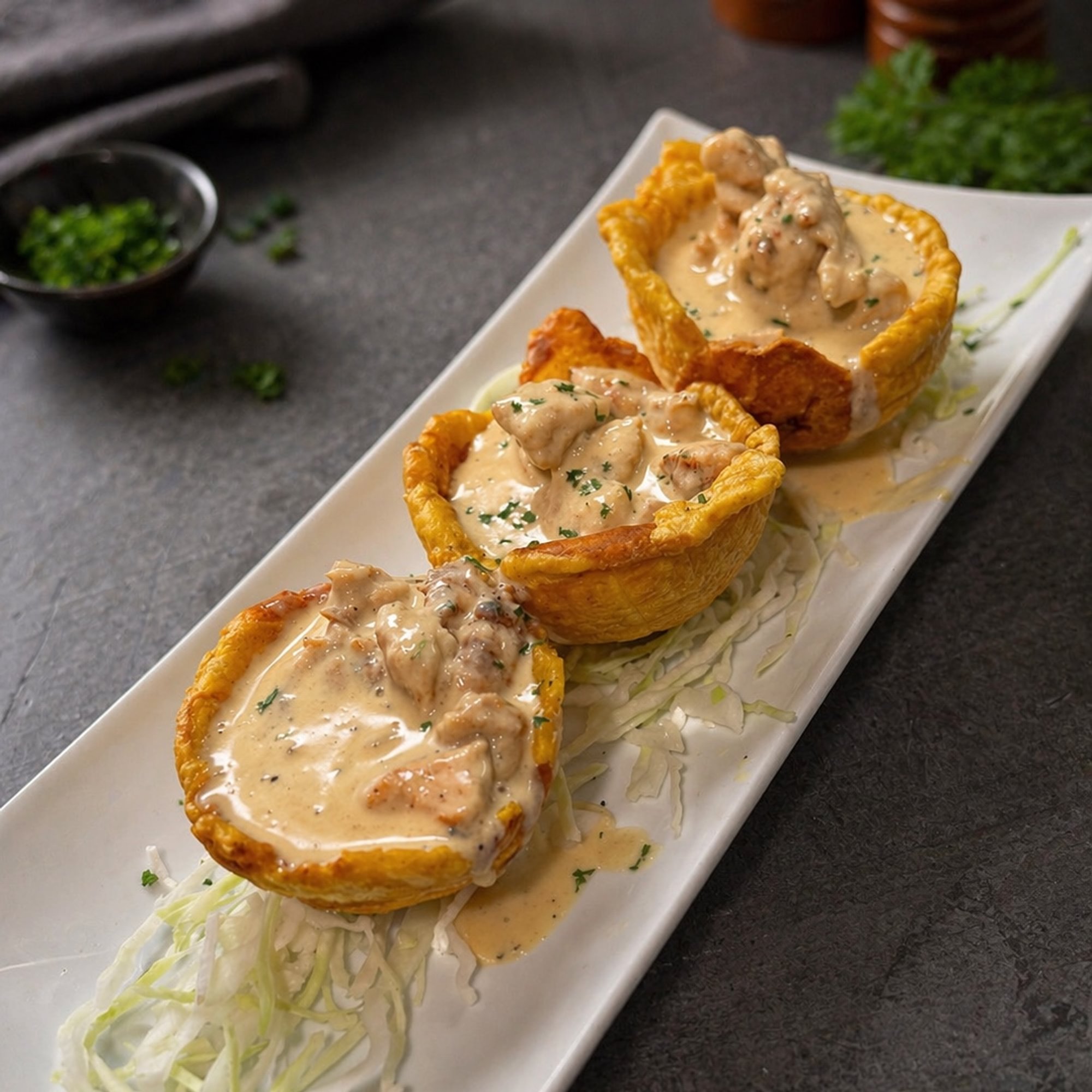 Tostones Rellenos Chicken