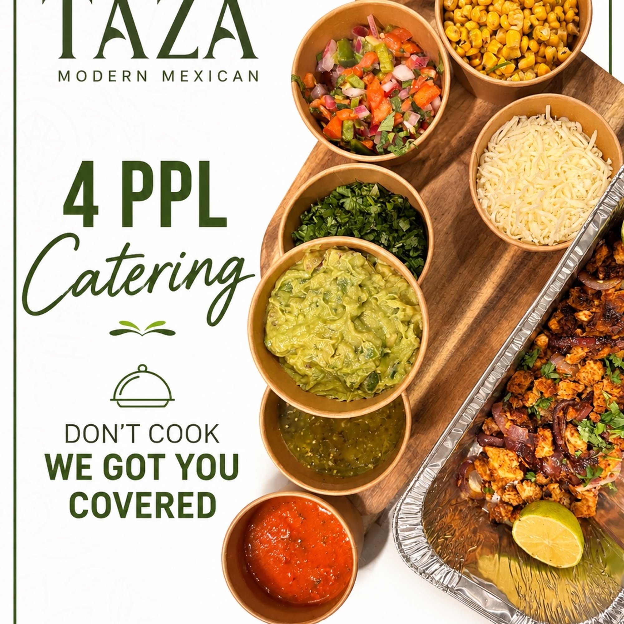 4 persons catering (chicken)