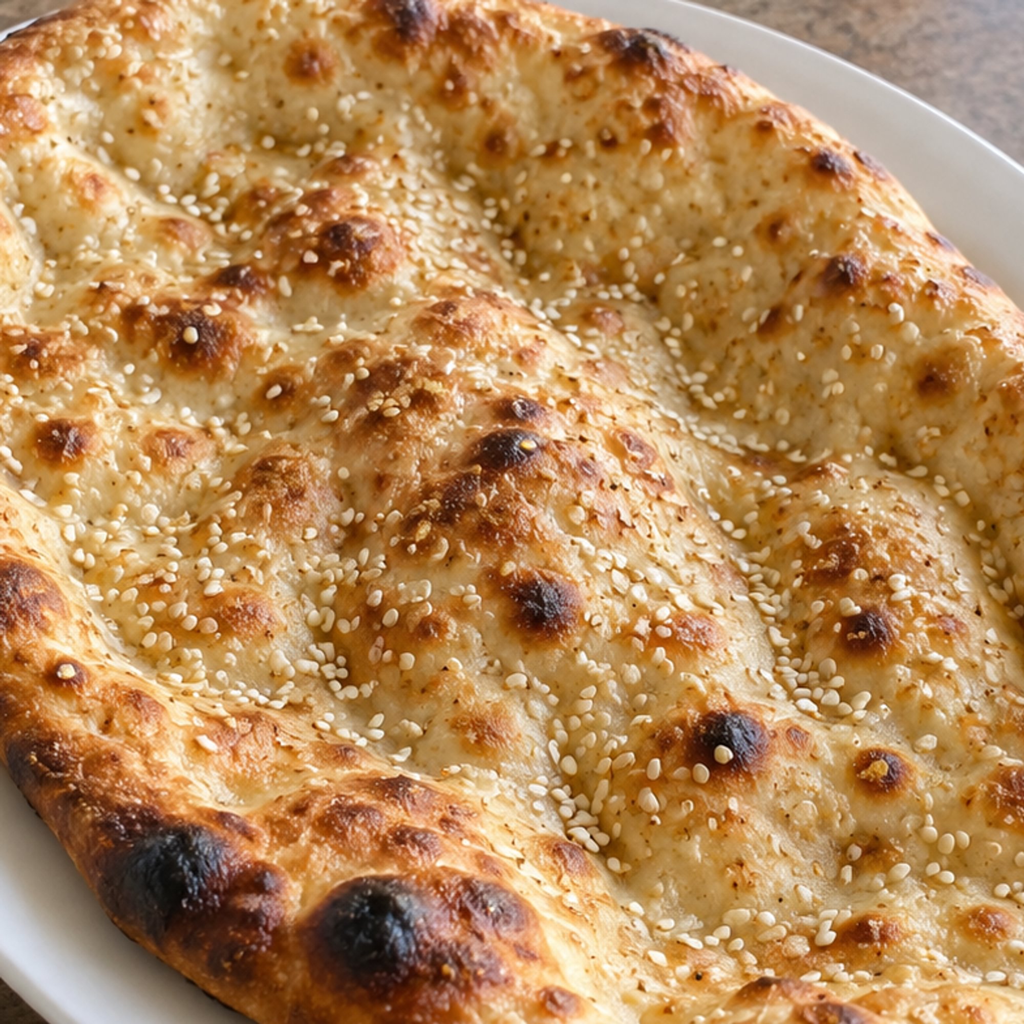 Sesame Naan