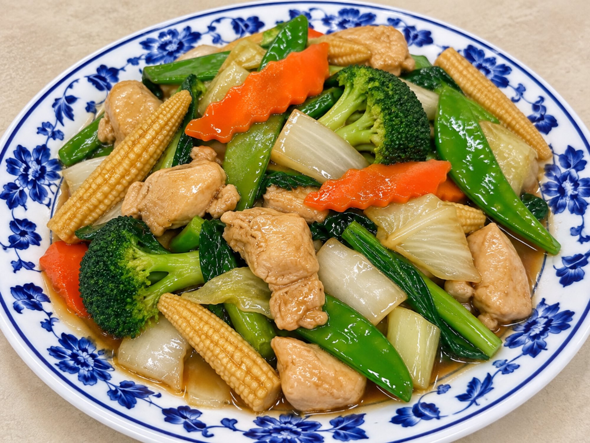 瓜菜鸡 32.Chicken w/Vegetable
