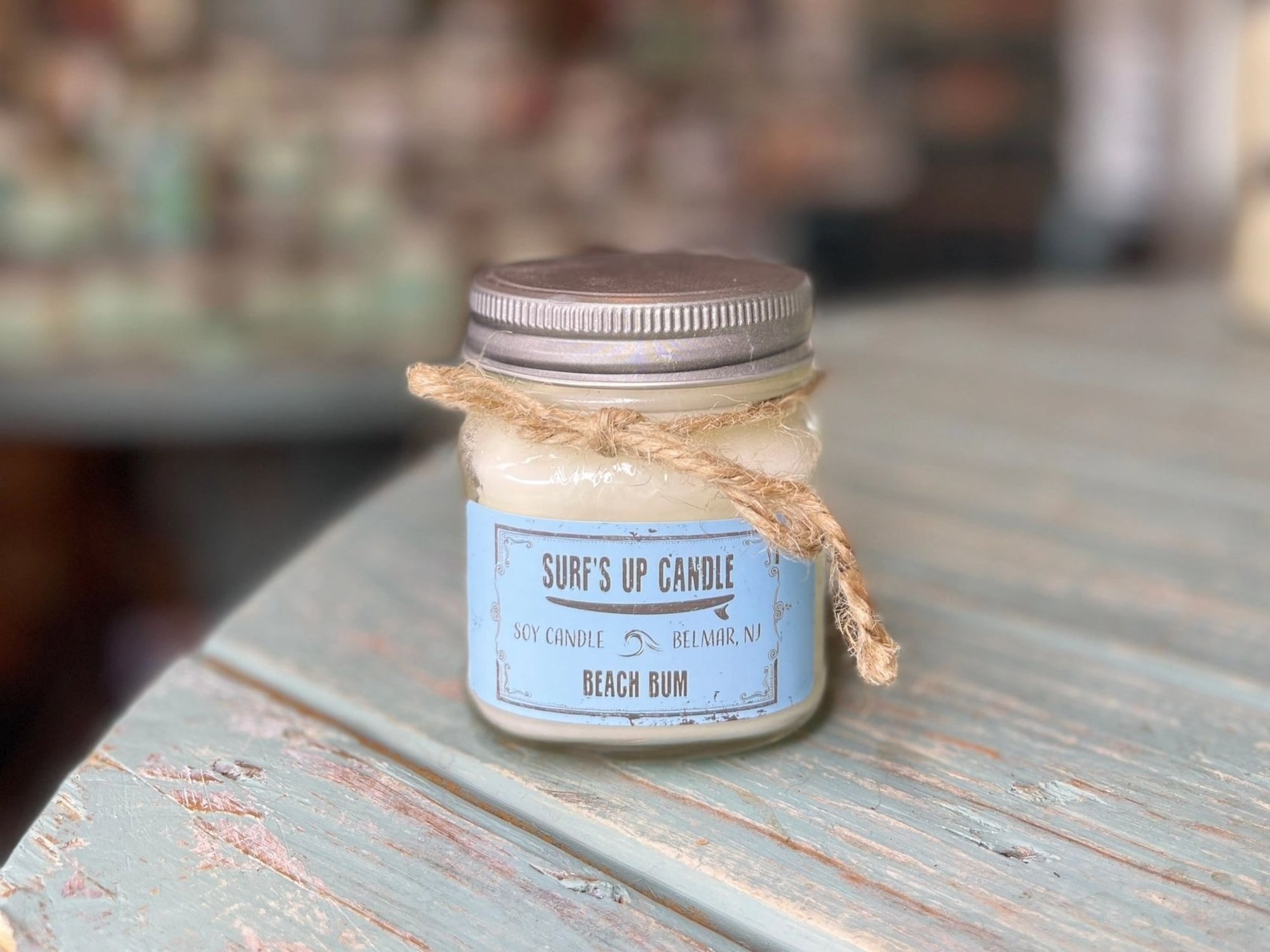 Beach Bum Mason Jar Candle - Original Collection 8oz Medium