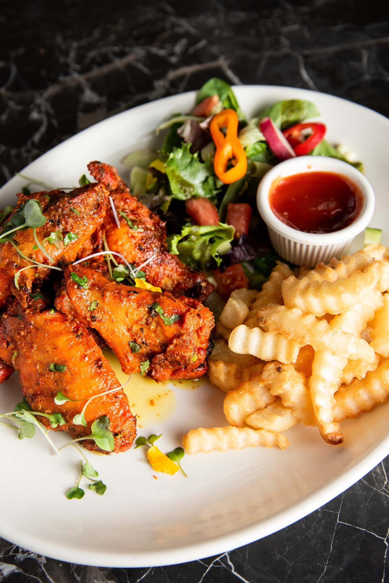 Chicken Wings Meal (6pcs)