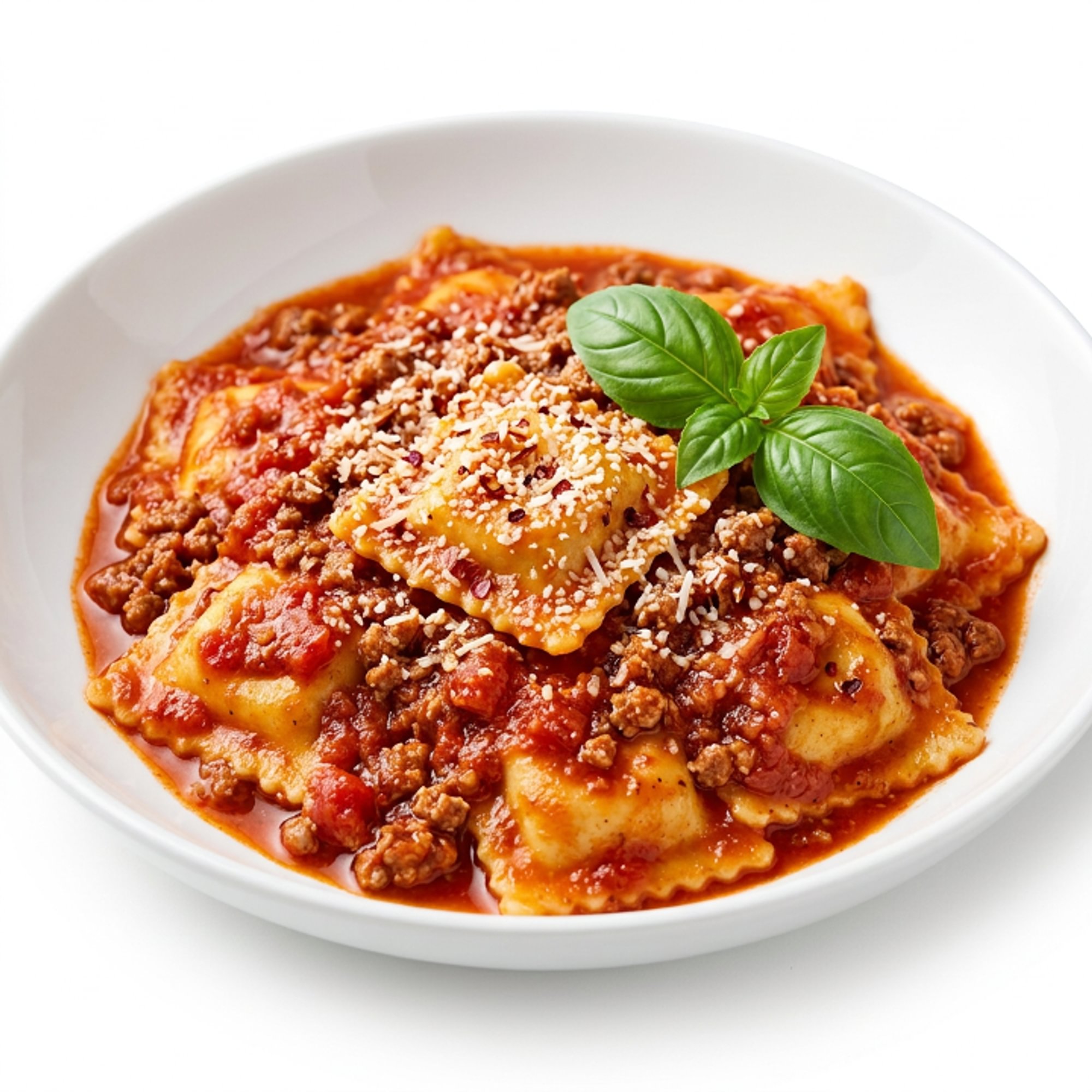 Ravioli /meat sauce
