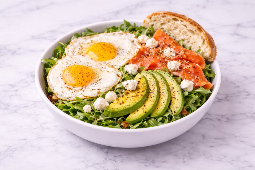 Brunch Salad w/ Sourdough Bread