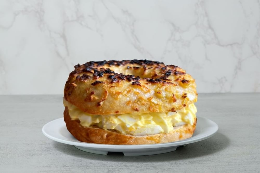 Rosemary Salt Bagel W/ Schmear