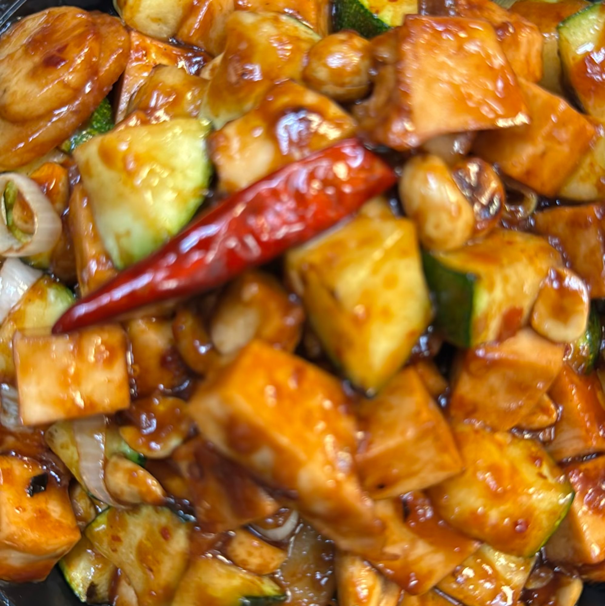 Veggie Kung Pao Chicken