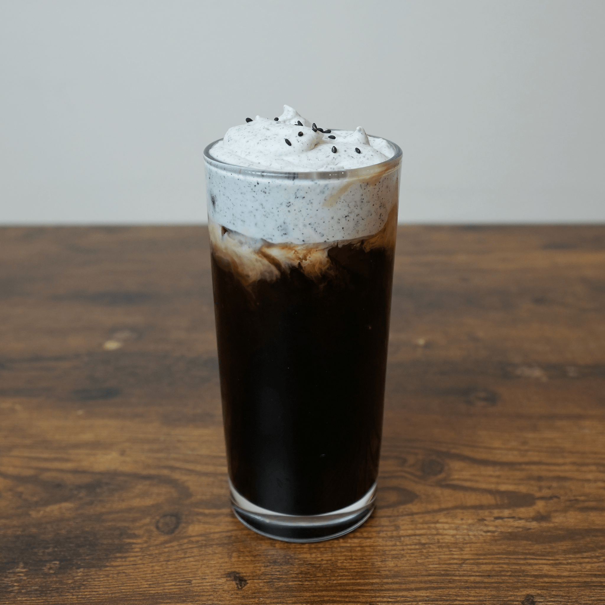 Thai Iced Coffee + Black Sesame Creme
