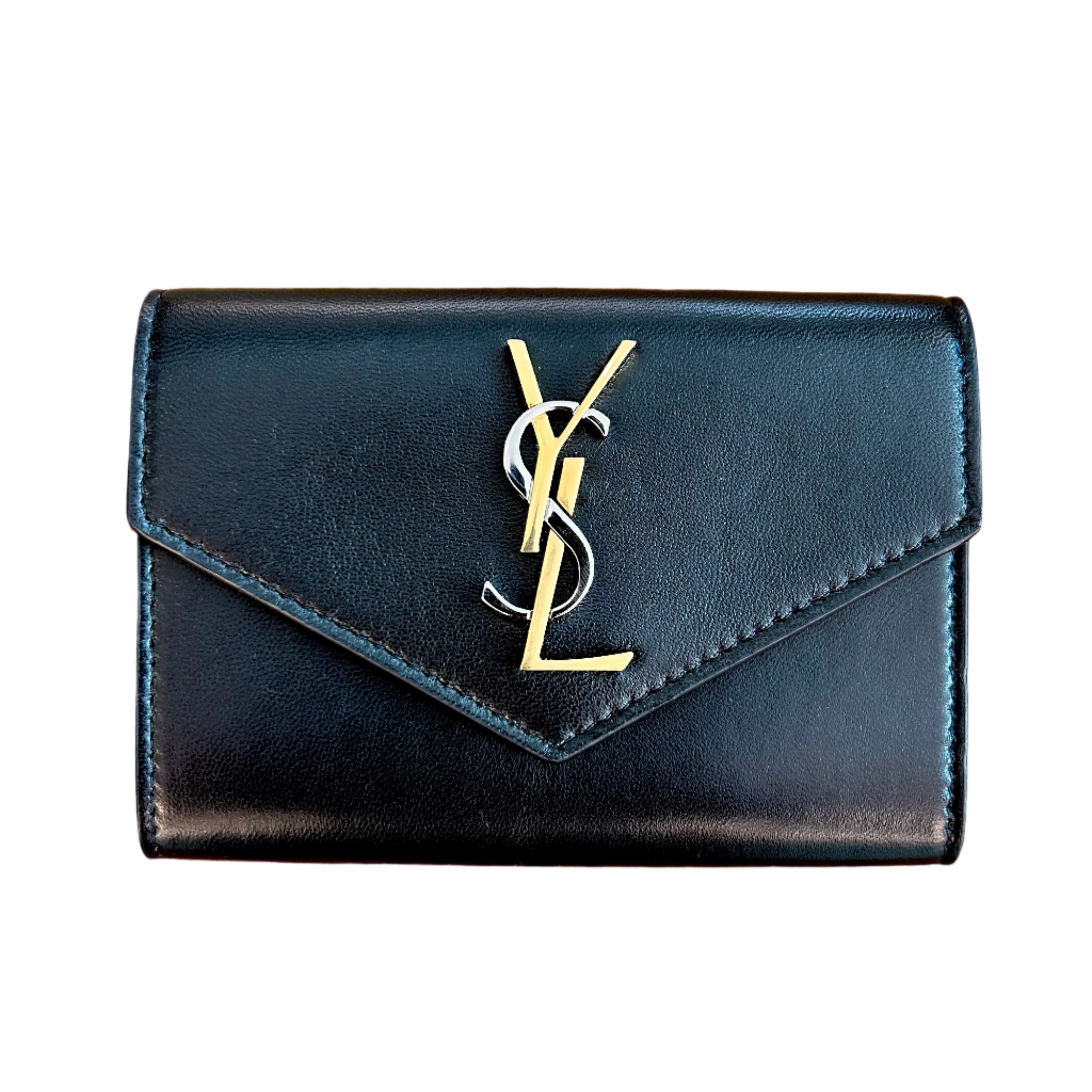 Pre-Loved YSL Cassandre Small Envelope Wallet