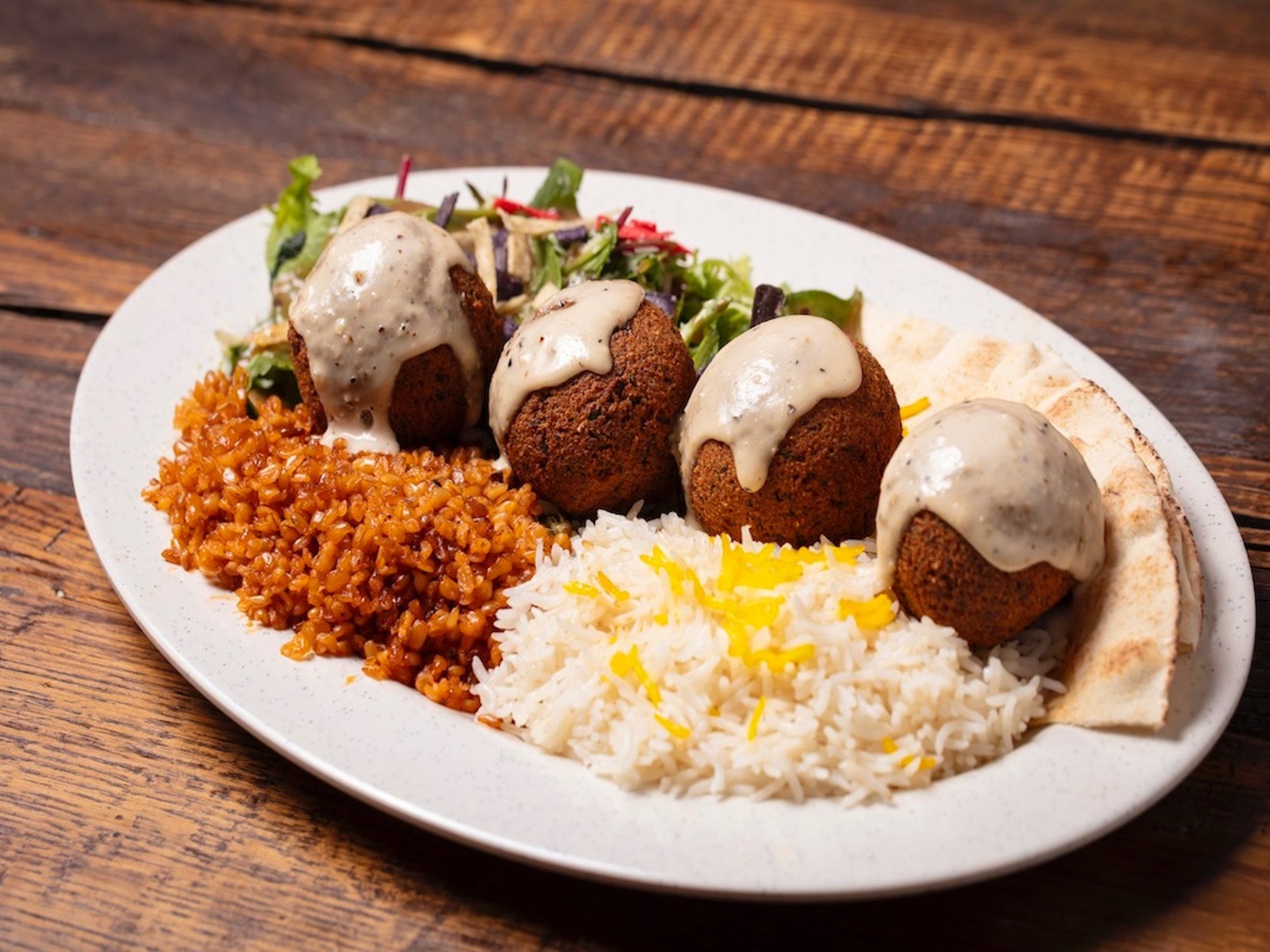 #12) Falafel Plate