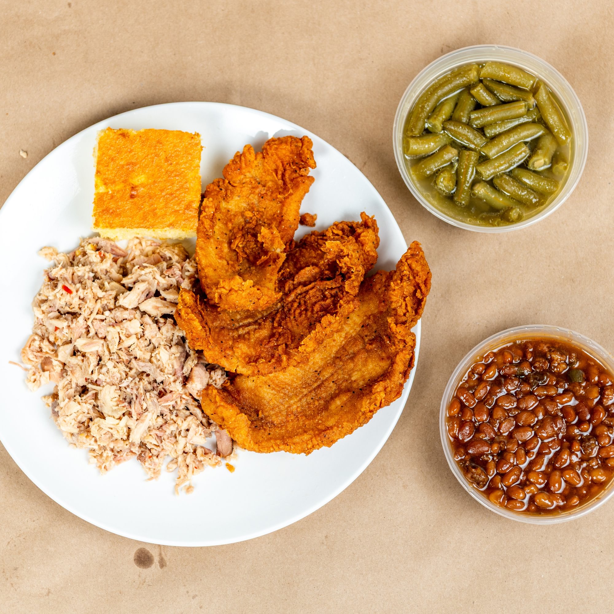 Catfish & Turkey BBQ Plate