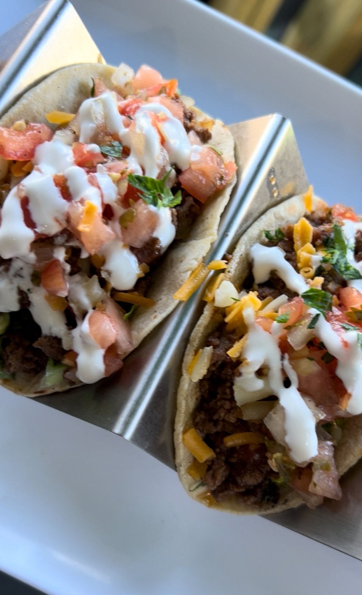 Beef taco
