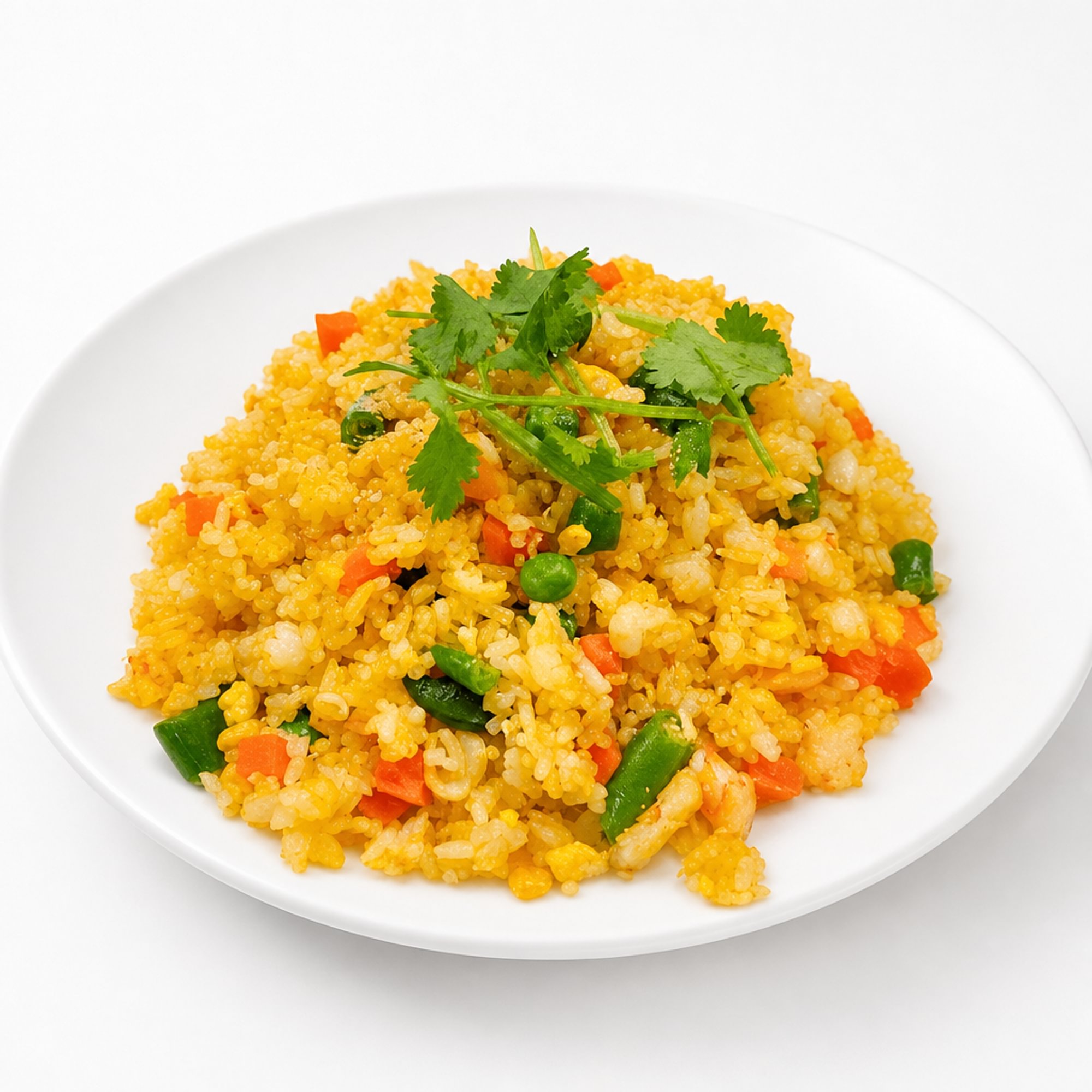 33B. Cơm Chiên Gà Trứng Tôm (Chicken, Egg, Shrimp Fried Rice)