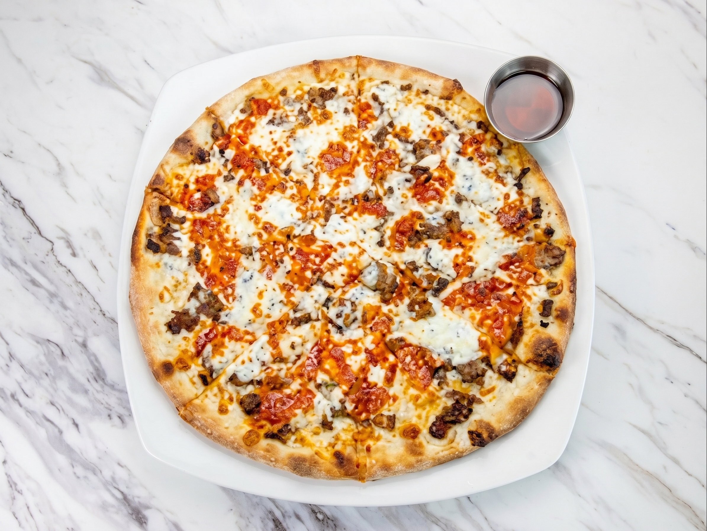 Eggplant Parmigiana Pizza
