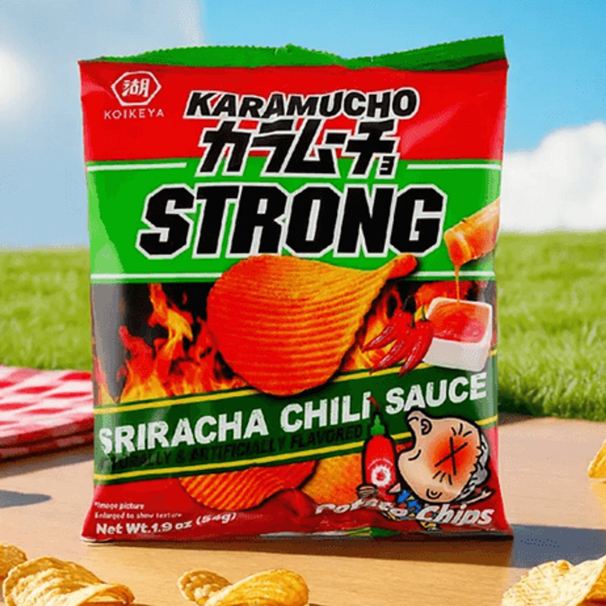 Karamucho Strong Sriracha Chips