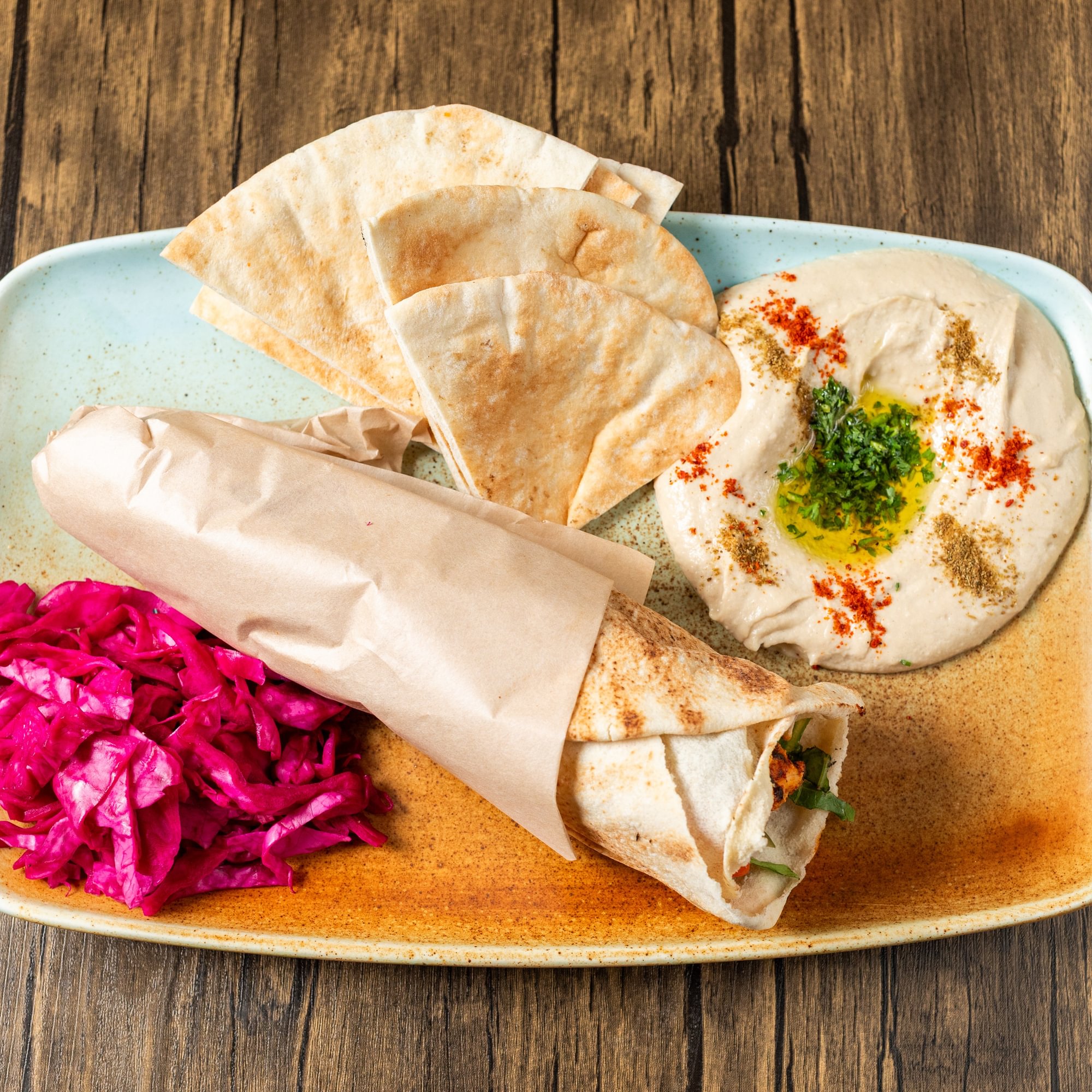 Chicken Shawarma Wrap Combo