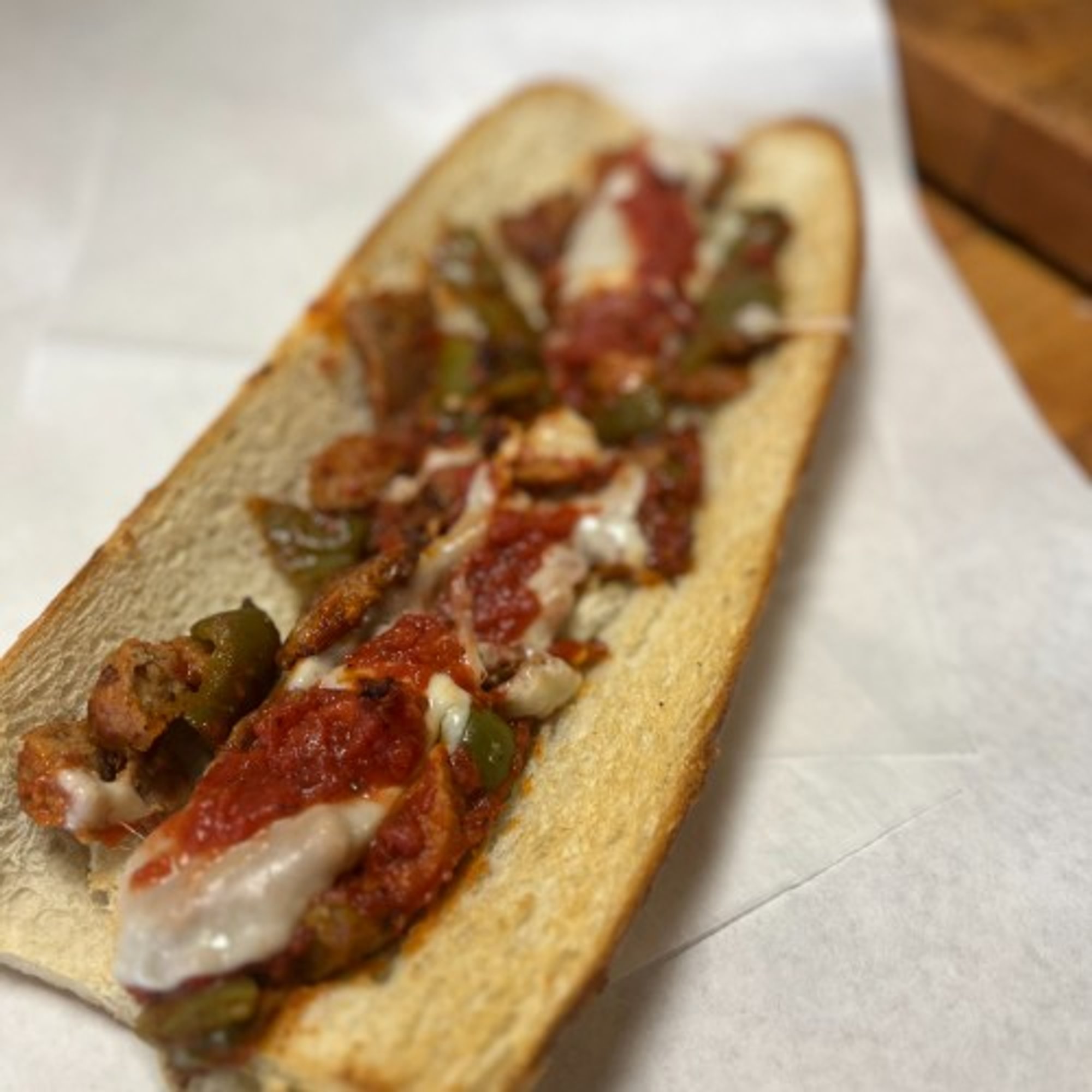 (X-Lg) Meatball, Italian Sausage & Baked Peppers Grinders