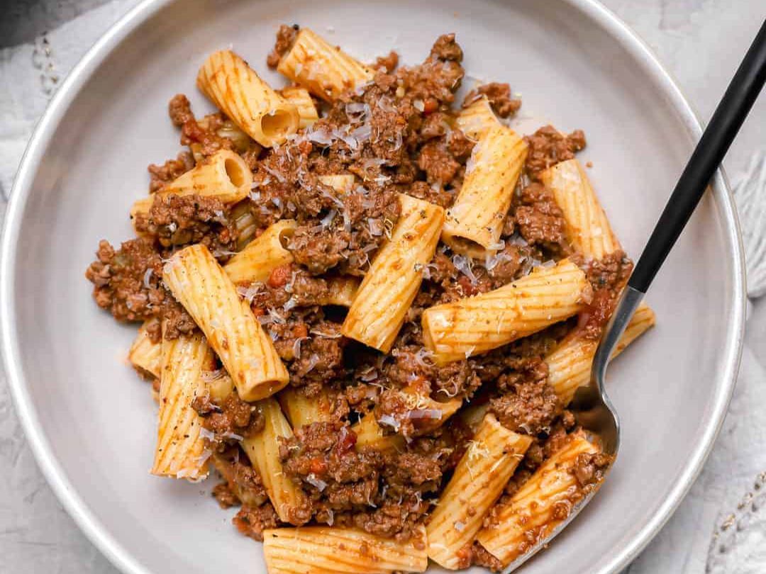 Rigatoni alla Bolognese
