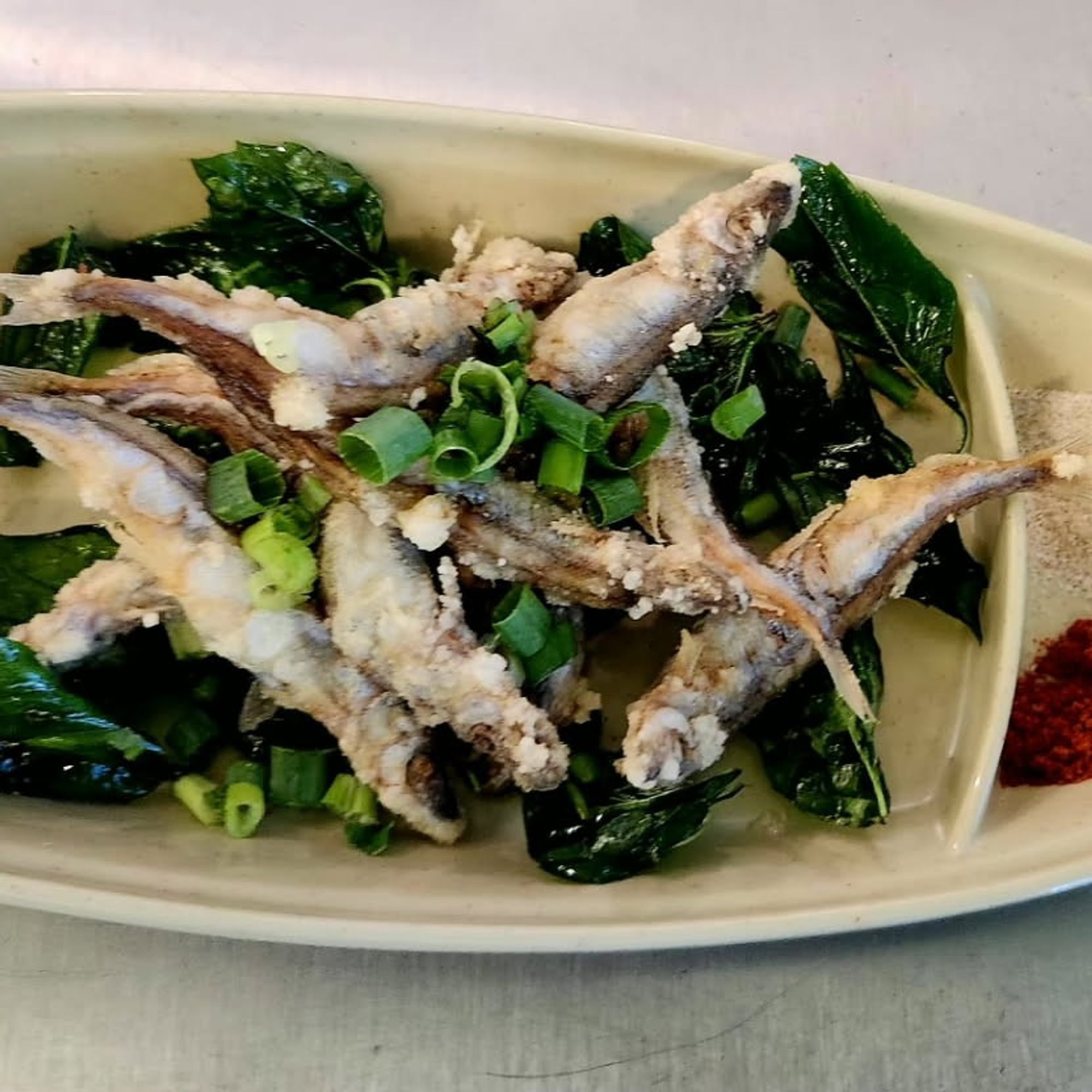 Salt & Pepper Fried Egg Fish 鹹酥多春魚