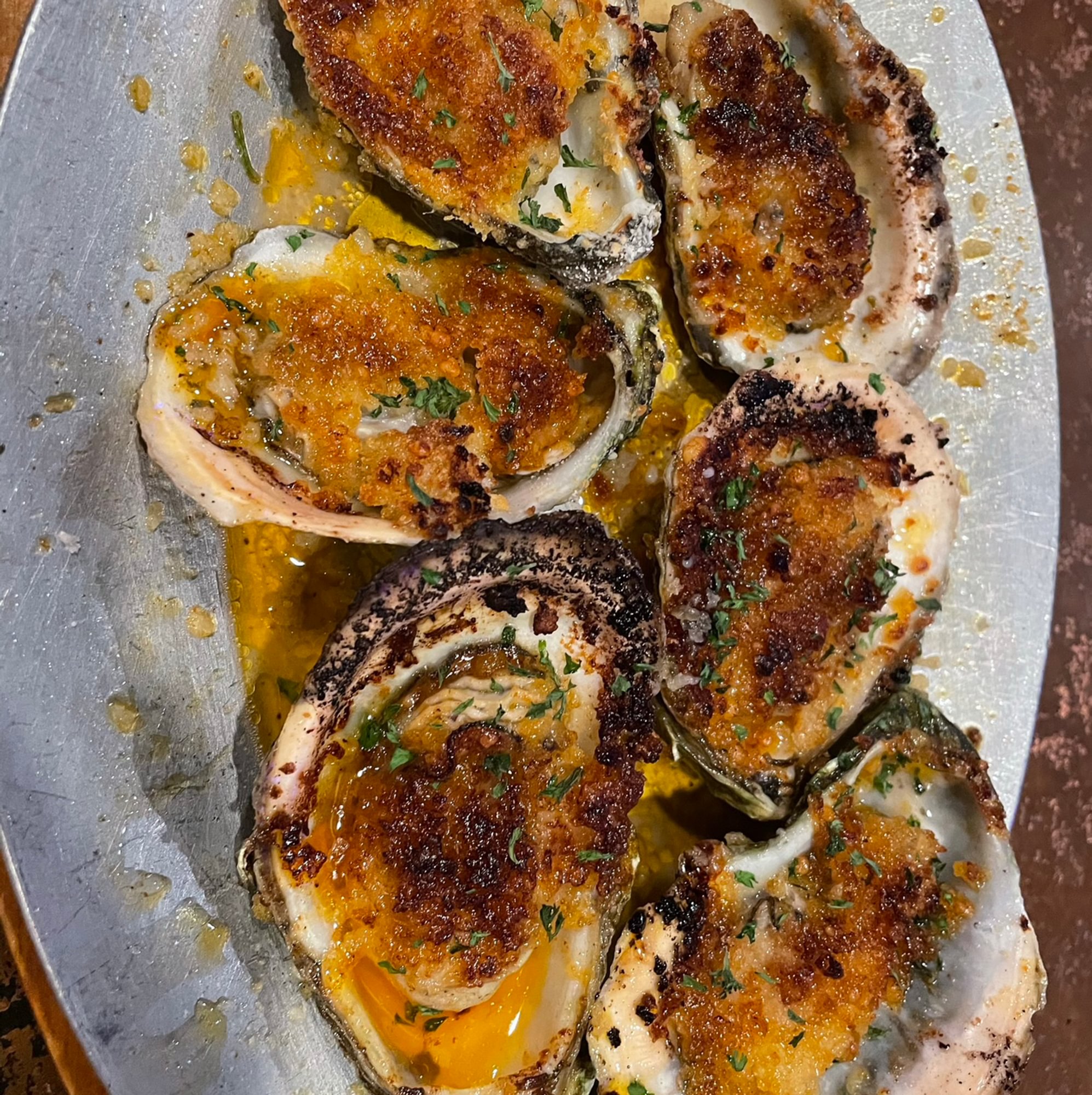 Grilled Oysters (6)