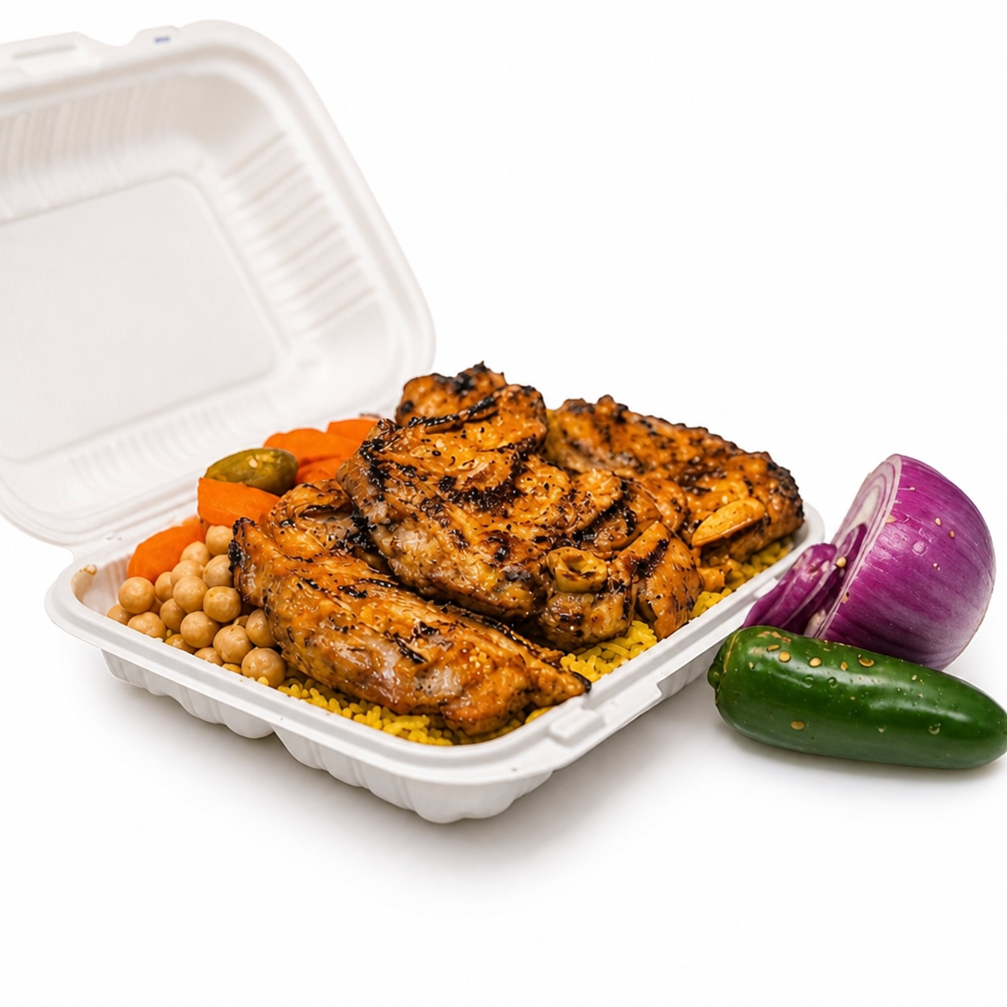 Lamb Chops with Rice