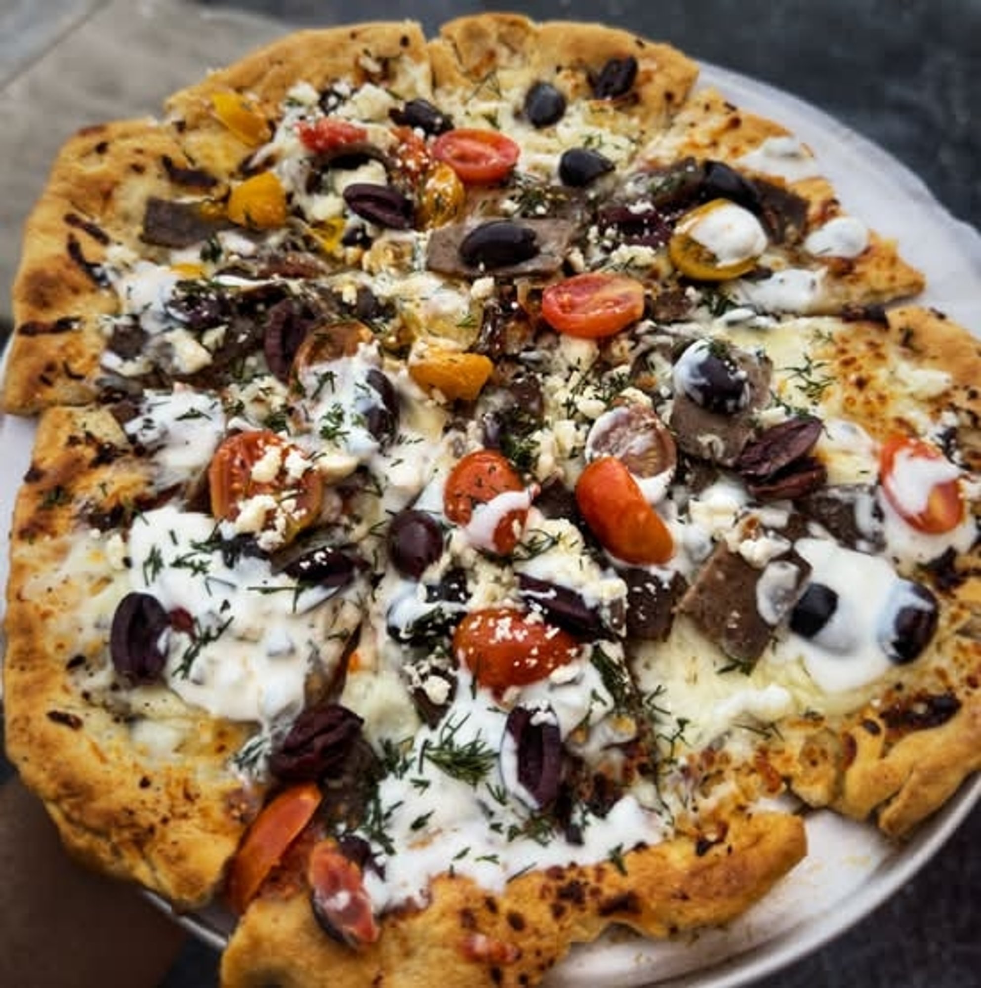 Greek Gyro Pizza