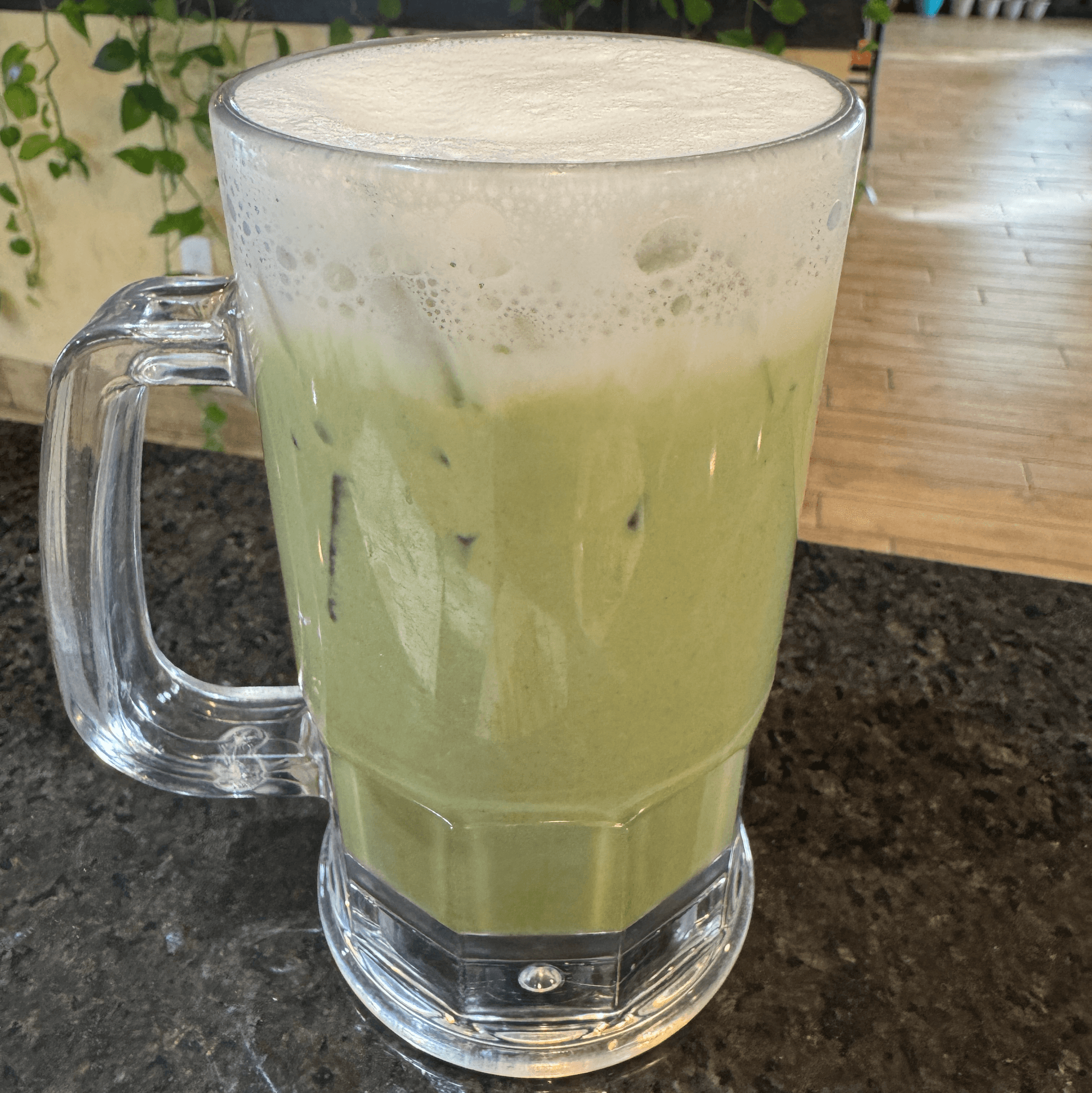 Iced Green Macchiato