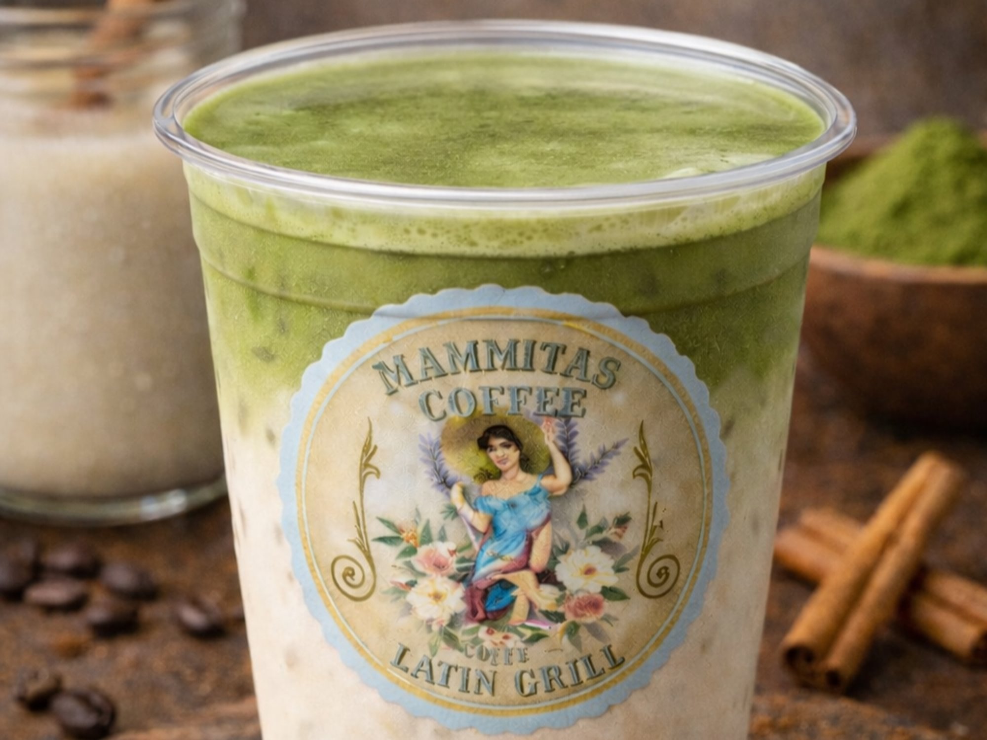 Iced Horchata Matcha