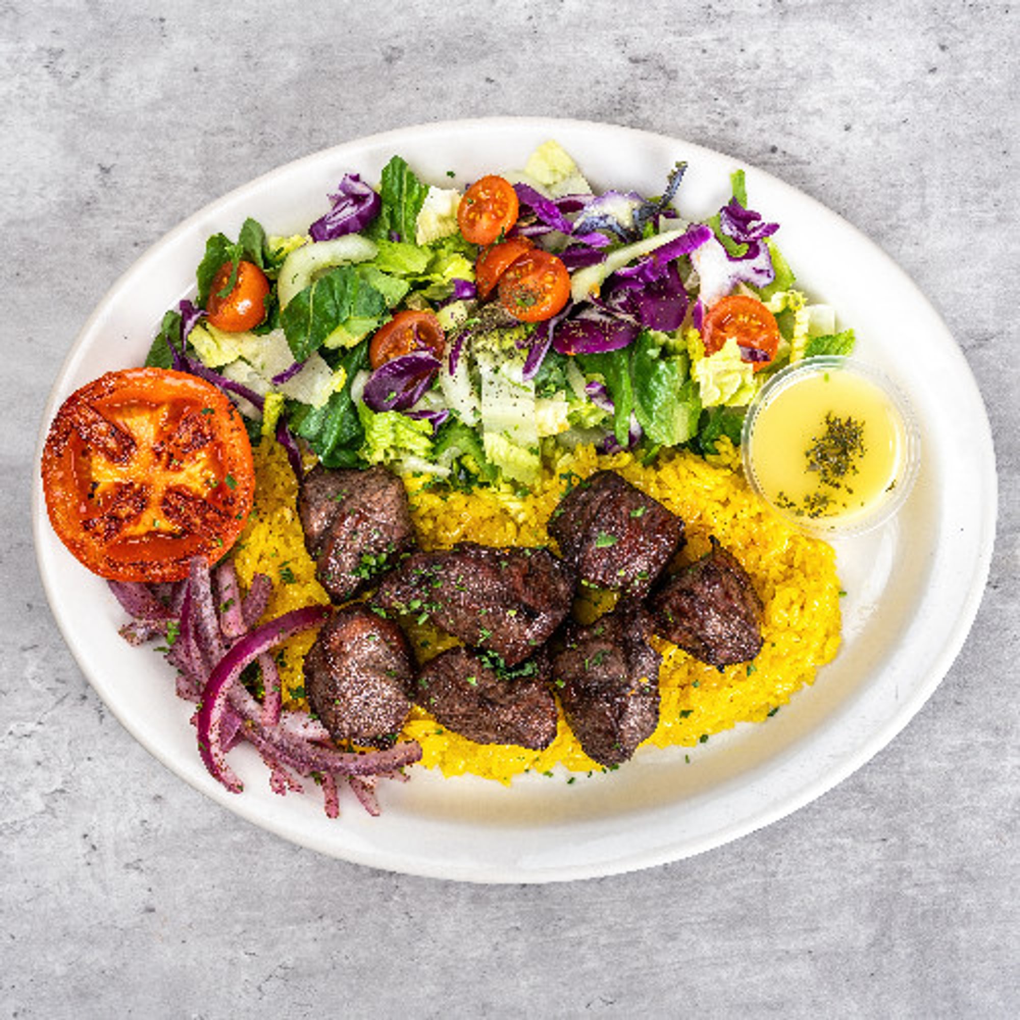 Beef Kebob Plate