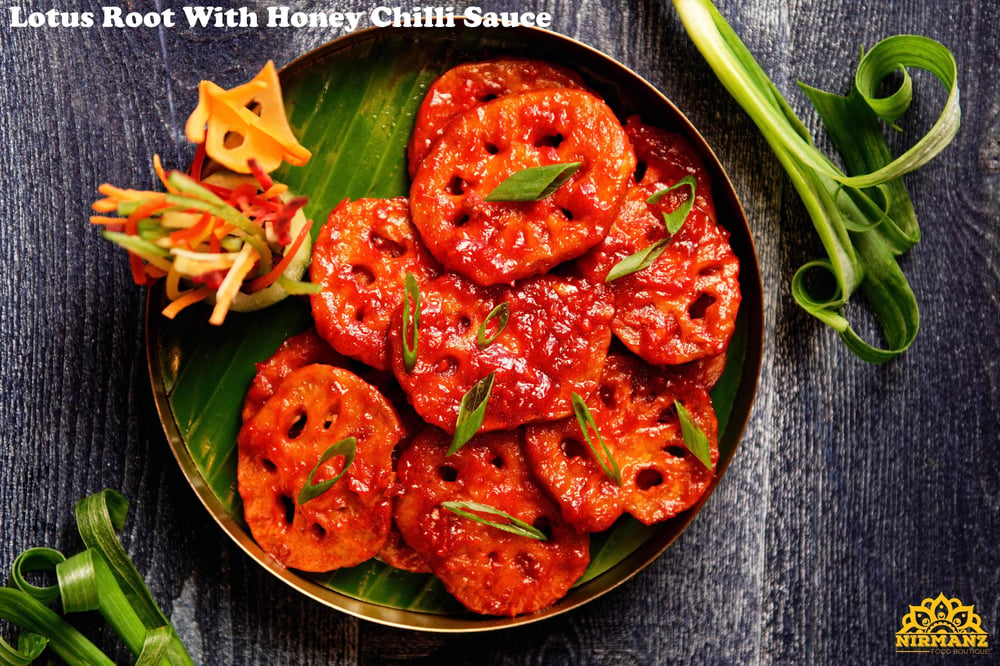 Lotus Root With Honey Chilli Sauce