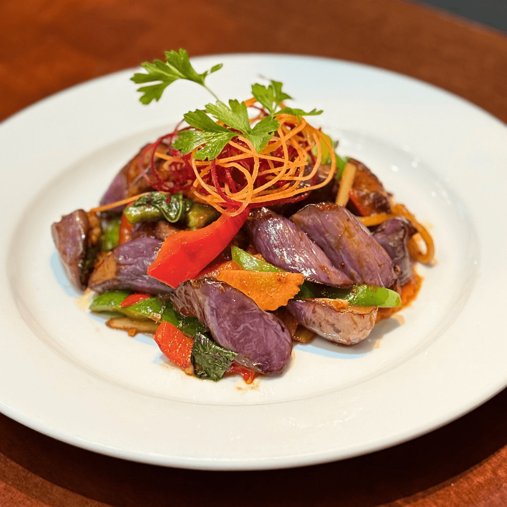 Sauteed Spicy Eggplant