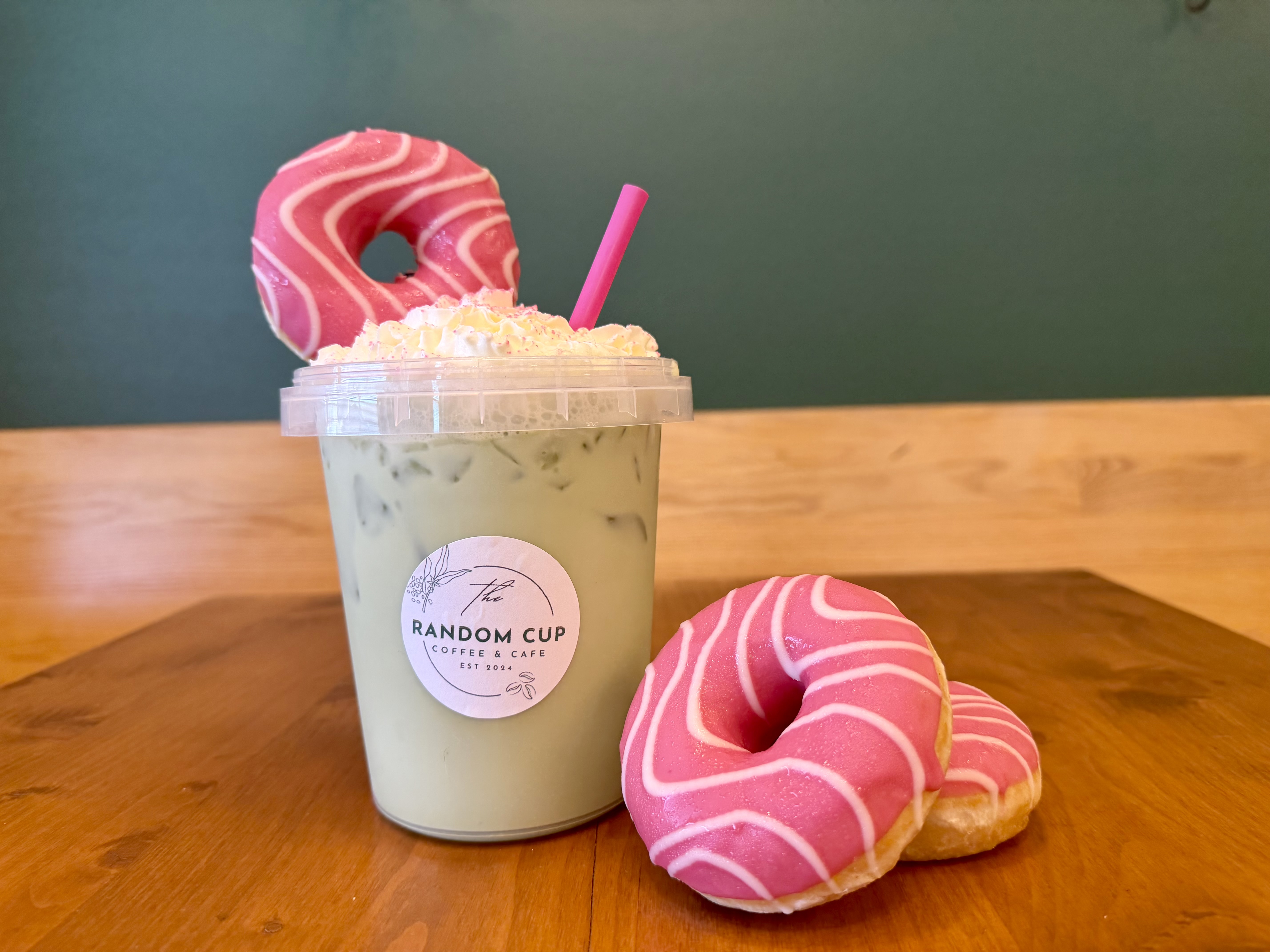 Matcha Bucket w/ Donut