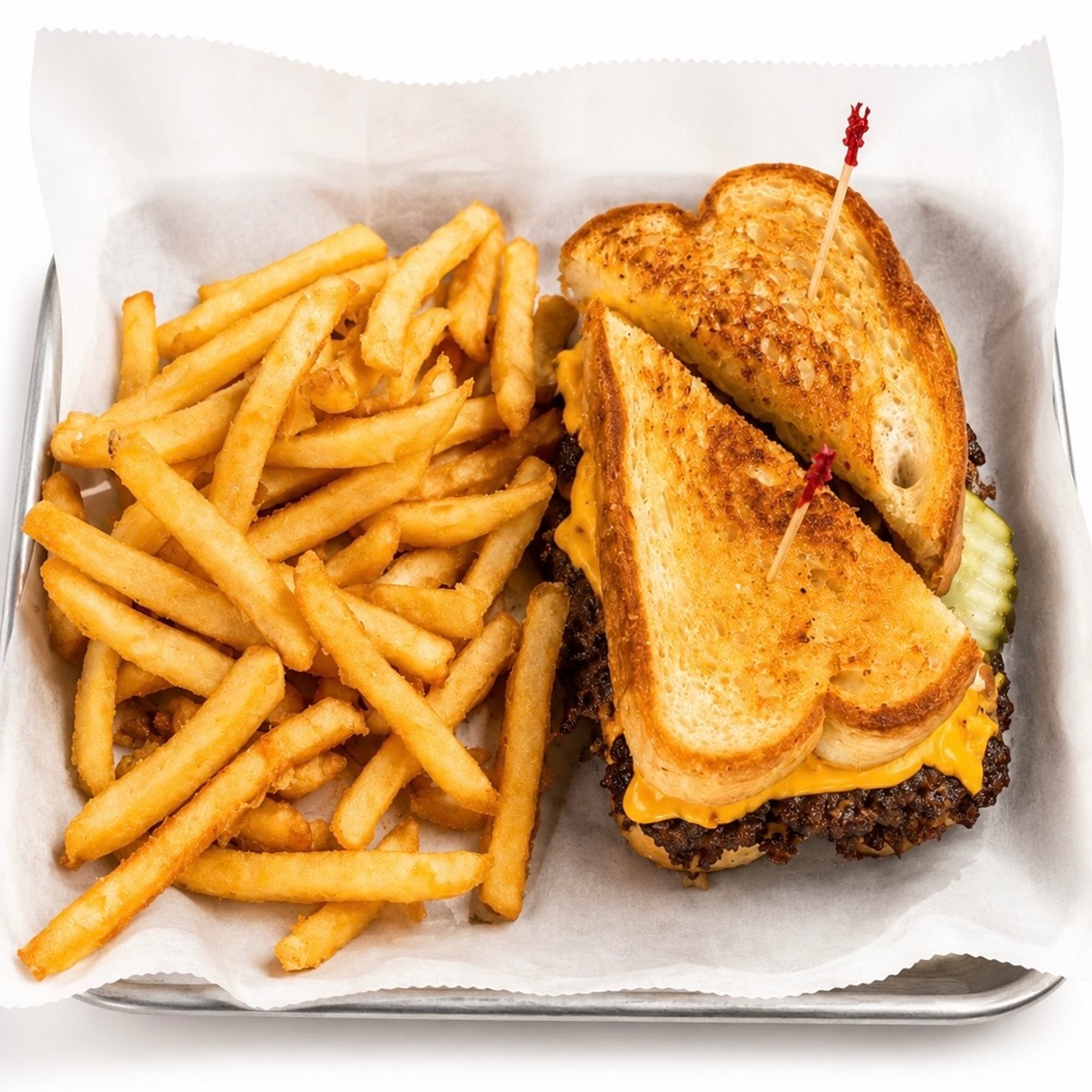 Grilled Cheese Burger Smash