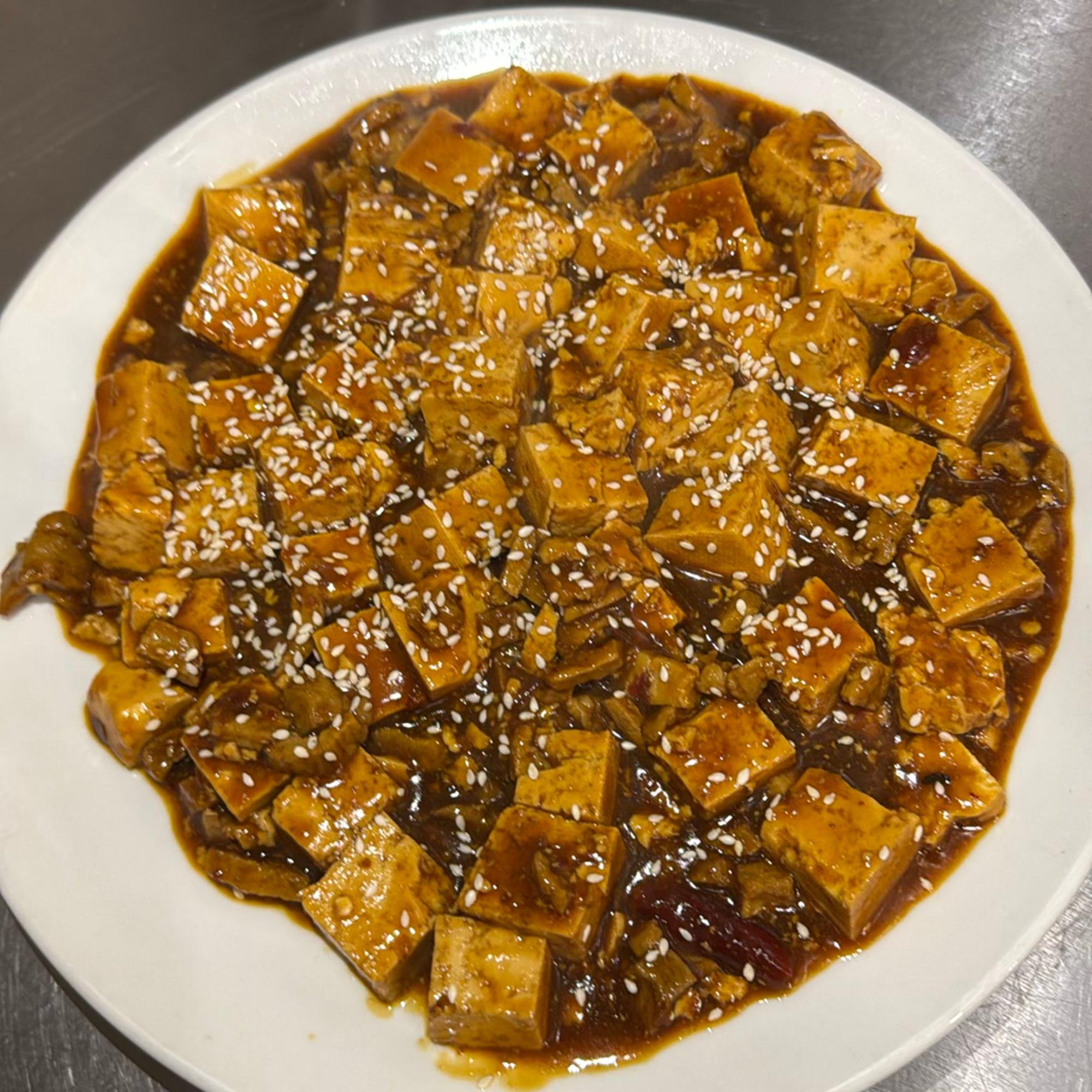 Spicy Mapo Tofu w/ Minced Pork (Spicy)