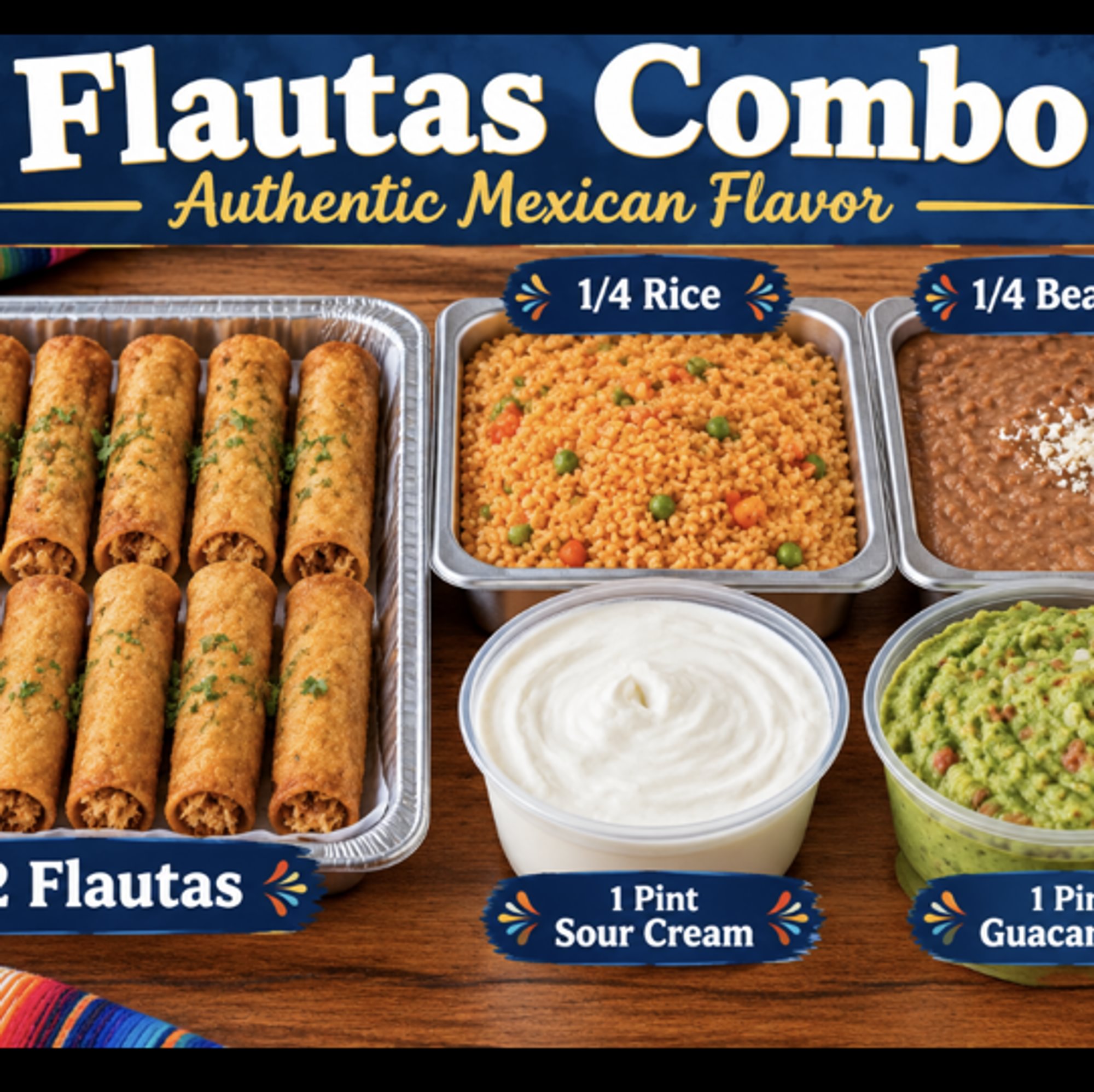 Family Pack #2 (12 Flautas)
