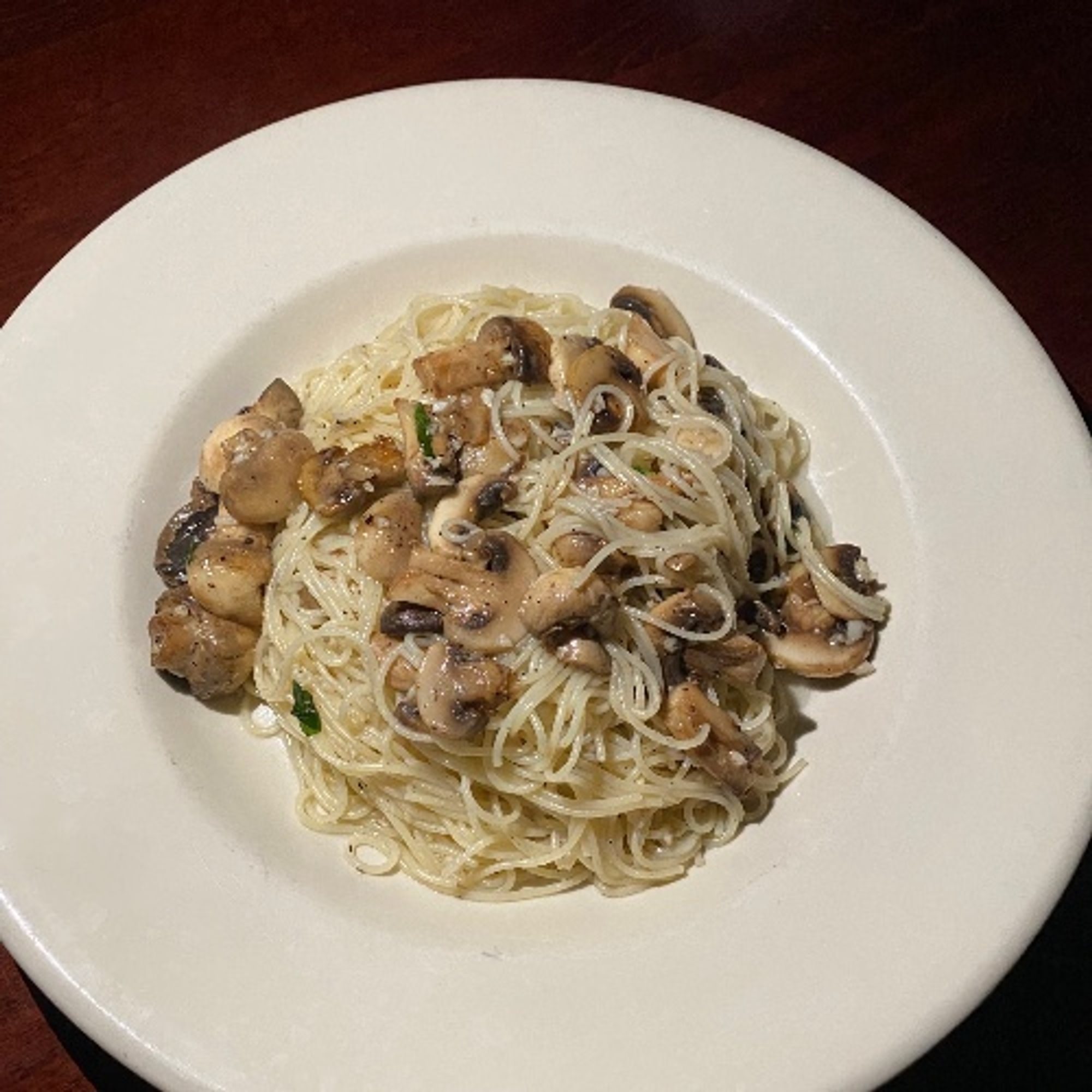 Mushrooms, Garlic, and Oil