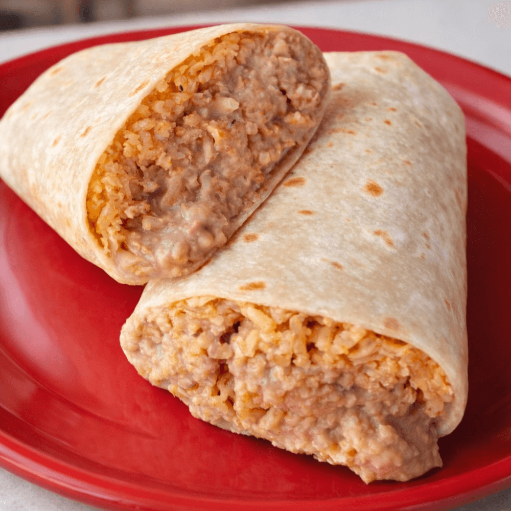 Rice & Beans Burrito or Bean & Cheese Burrito