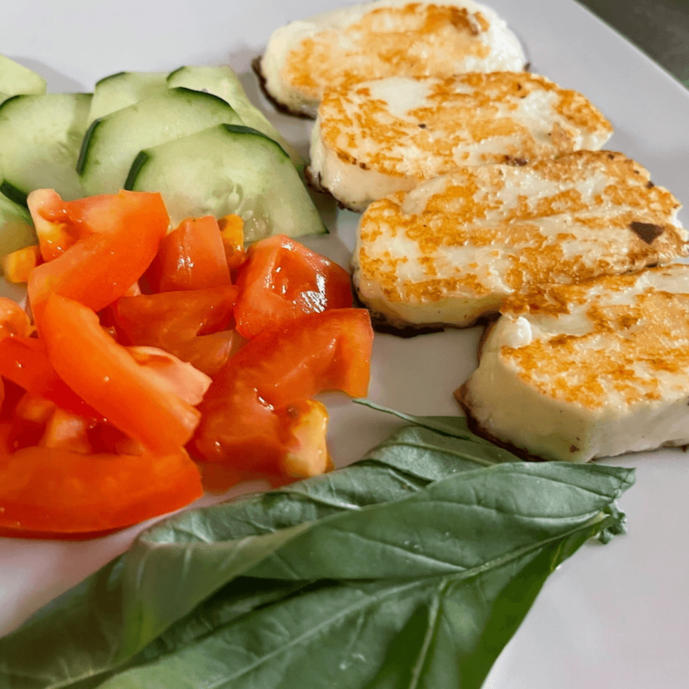 Grilled Halloumi (GF, V)