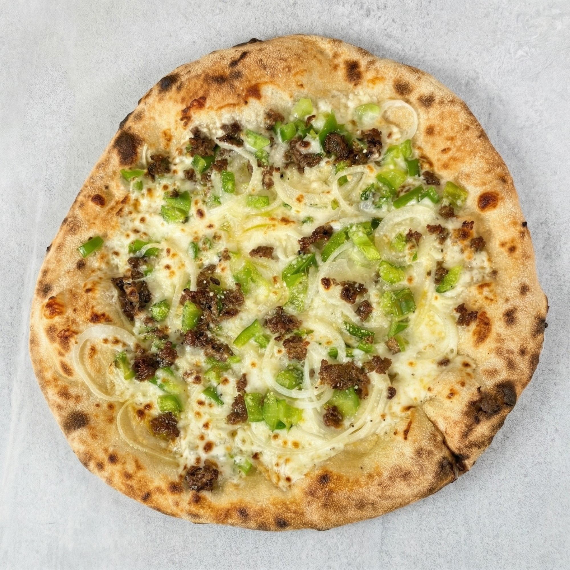 Cheesesteak Pizza