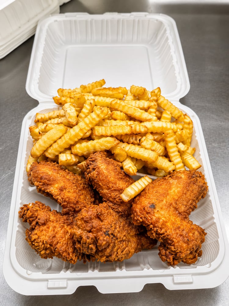Small Box (3pc Whole Wings Combo)