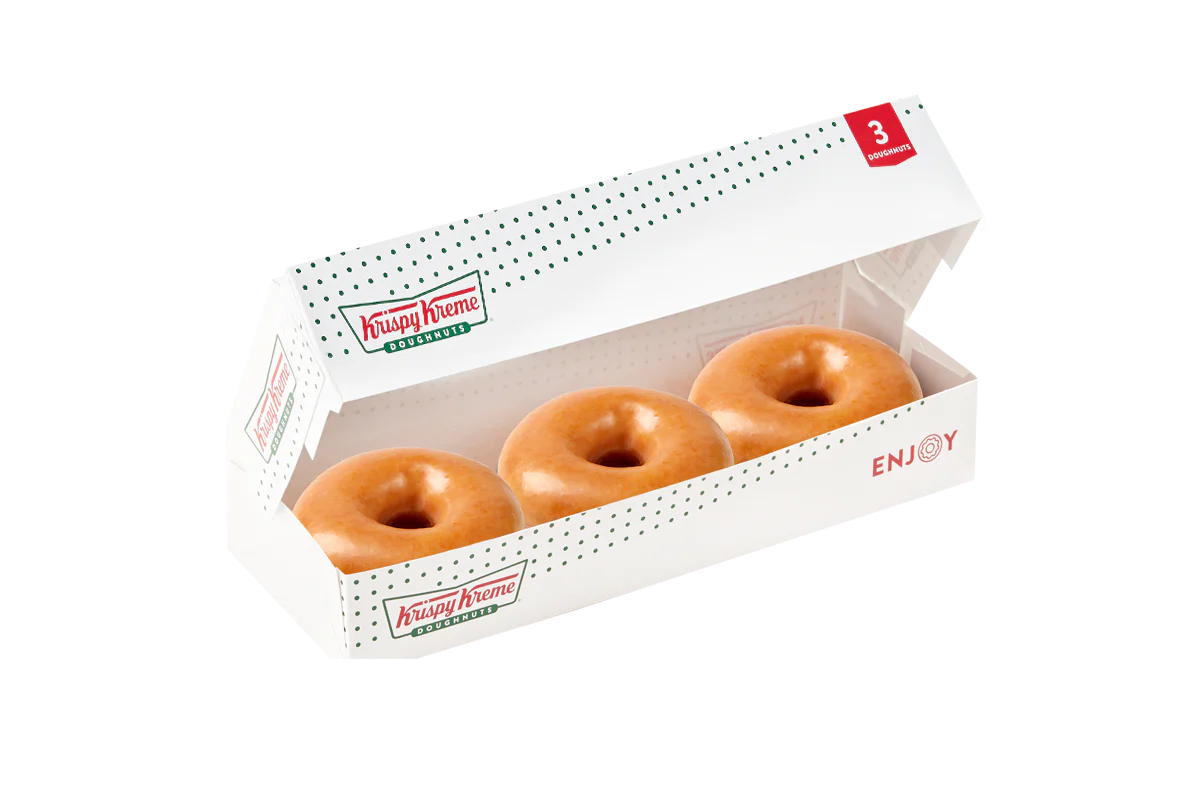 3 Count Original Glazed® Doughnuts