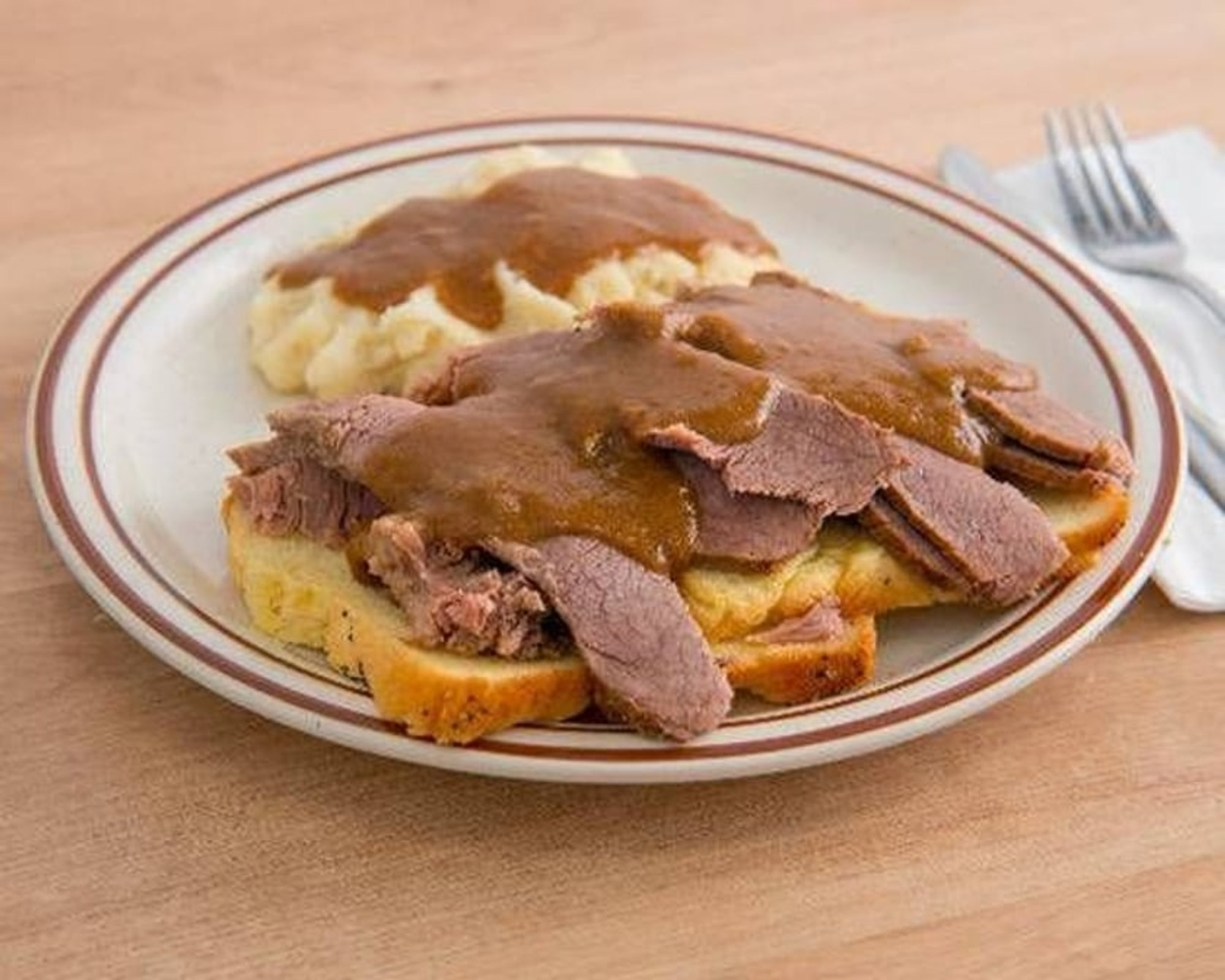Open Face Brisket